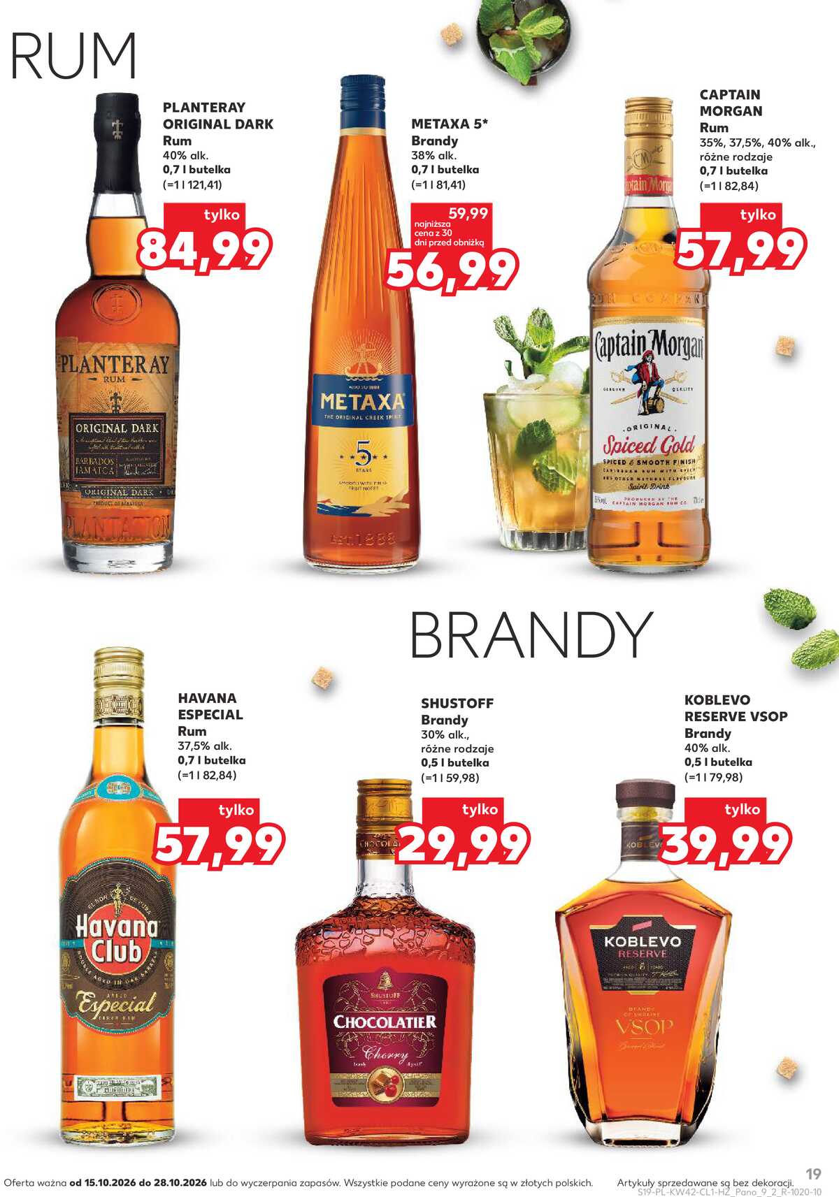 Leták Kaufland Polsko 15.10.-28.10.2026 - Bar v Kauflandu strana 19