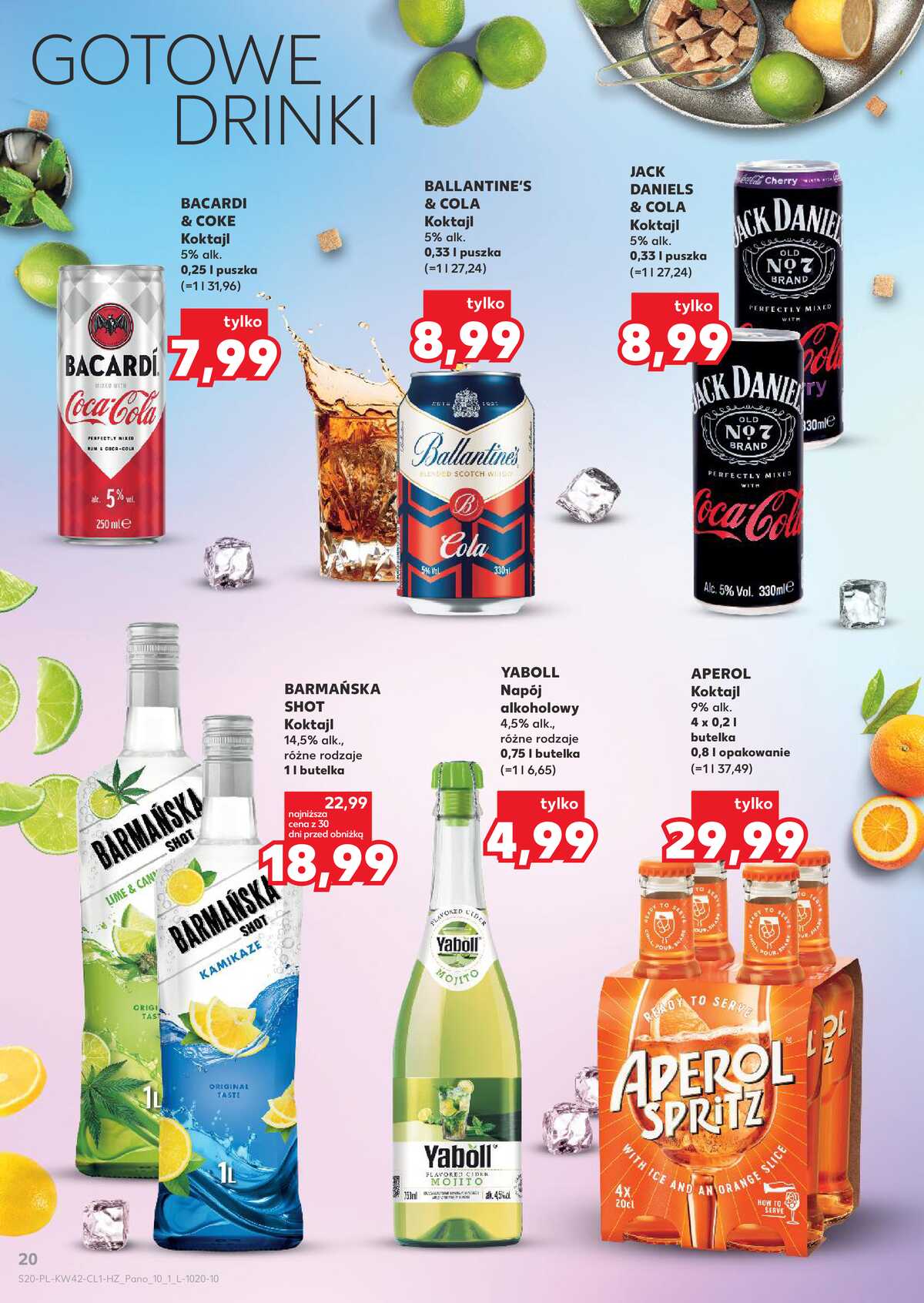 Leták Kaufland Polsko 15.10.-28.10.2026 - Bar v Kauflandu strana 20