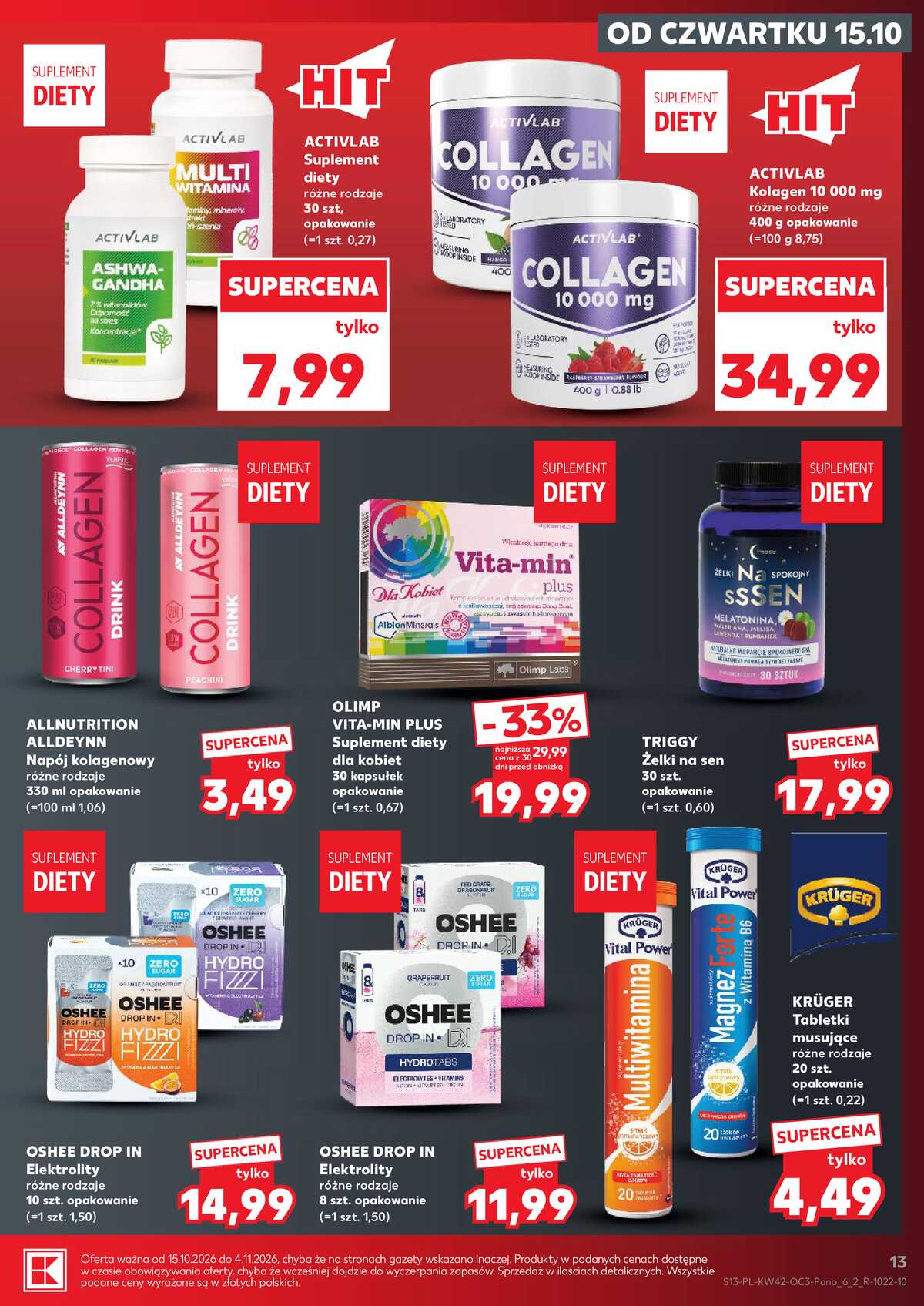 Leták Kaufland Polsko 15.10.-4.11.2026 strana 13