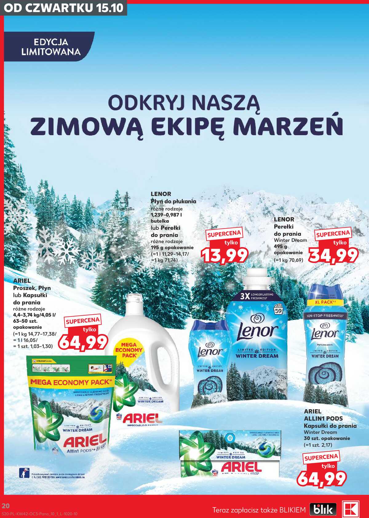 Leták Kaufland Polsko 15.10.-4.11.2026 strana 20