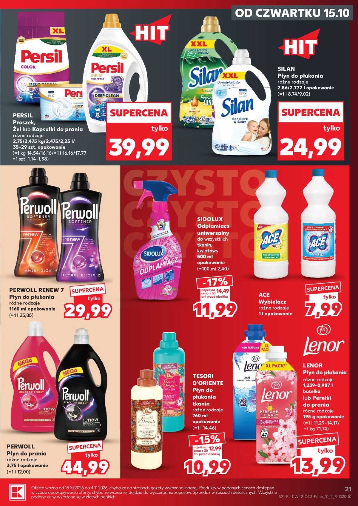 Leták Kaufland Polsko 15.10.-4.11.2026 strana 21