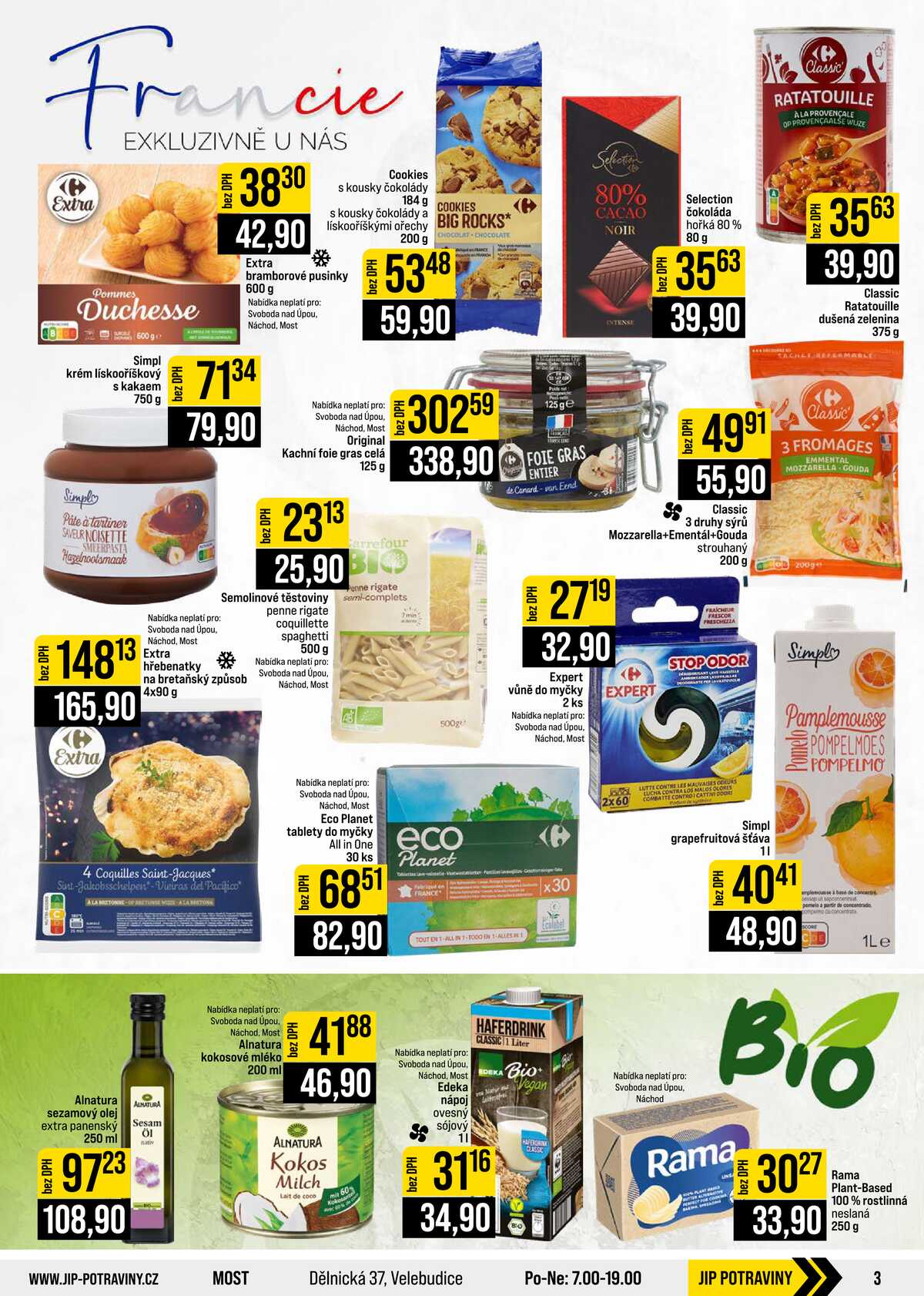 JIP Cash & Carry České Budějovice, Most, Náchod, Polička, Sušice a Svoboda nad Úpou od 14.10. do 20.10.2026 strana 3