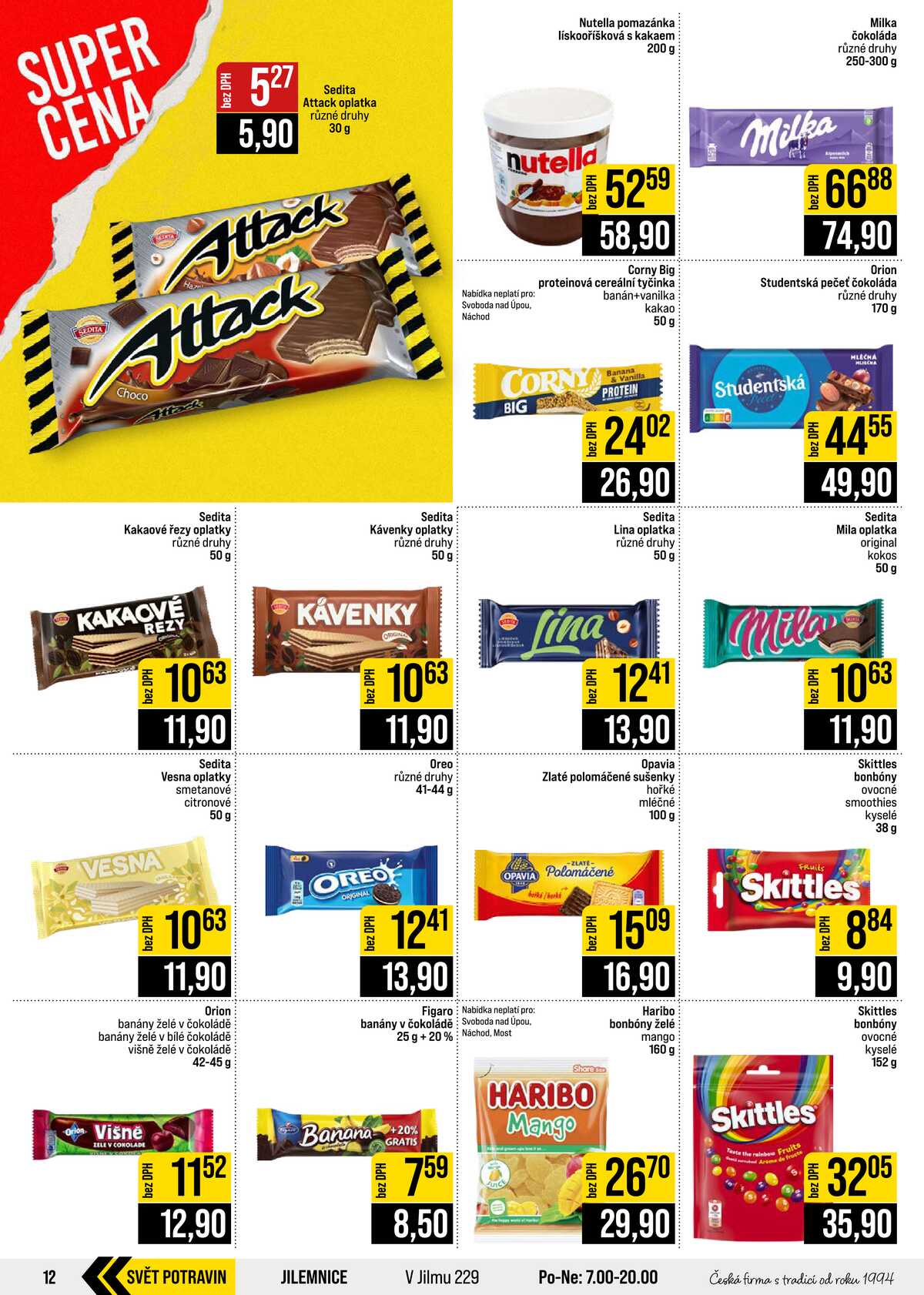 JIP Cash & Carry České Budějovice, Most, Náchod, Polička, Sušice a Svoboda nad Úpou od 14.10. do 20.10.2026 strana 12