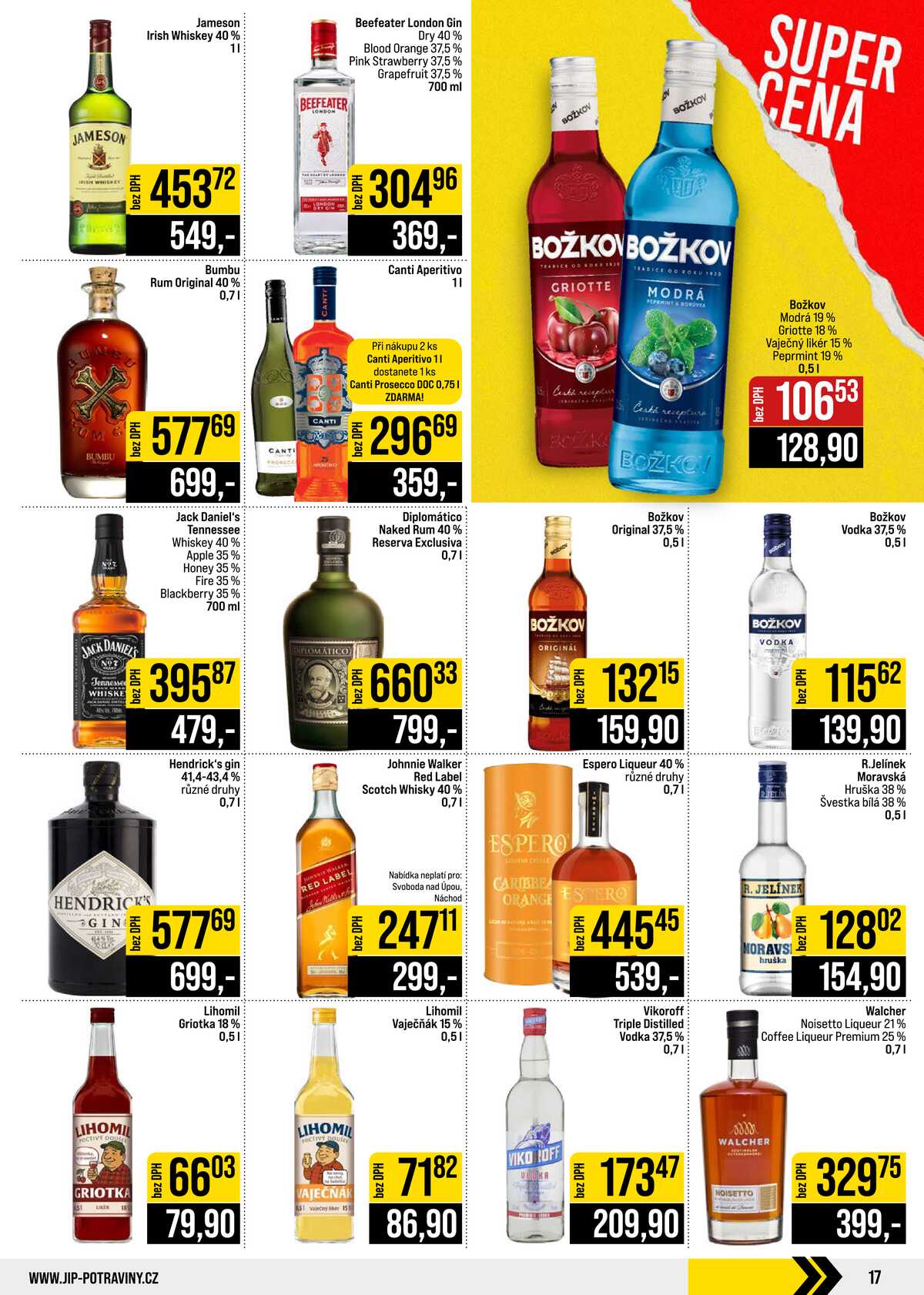 JIP Cash & Carry České Budějovice, Most, Náchod, Polička, Sušice a Svoboda nad Úpou od 14.10. do 20.10.2026 strana 17