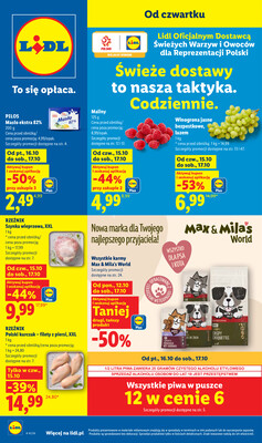 Leták Lidl Polsko 15.10.-17.10.2026 - Leták