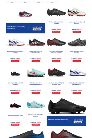 Intersport Kopačky a míče - 15. 10. 2026