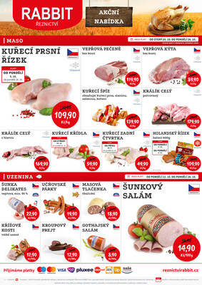 RABBIT řeznictví letáky