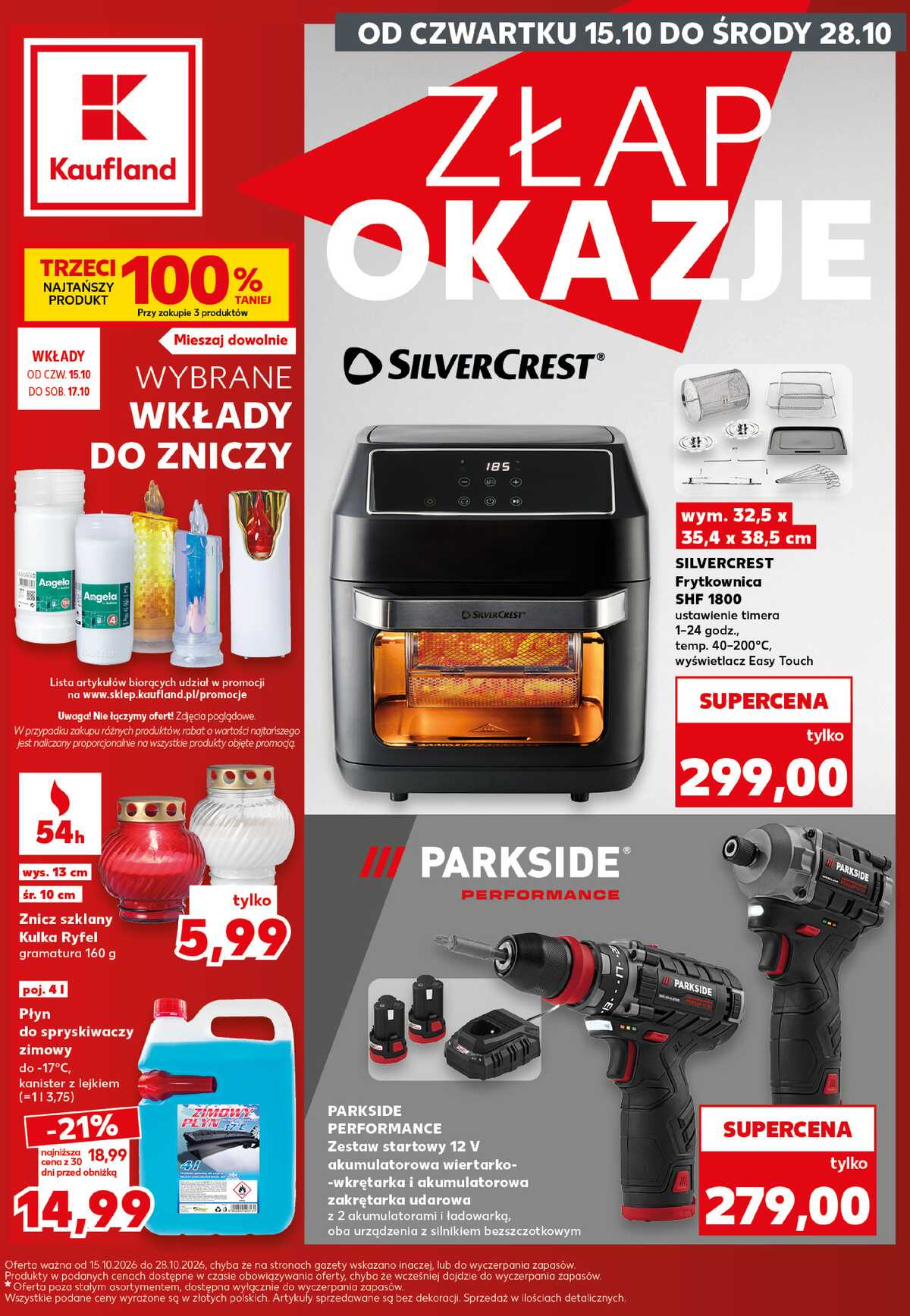 Leták Kaufland Polsko 15.10.-28.10.2026 strana 1