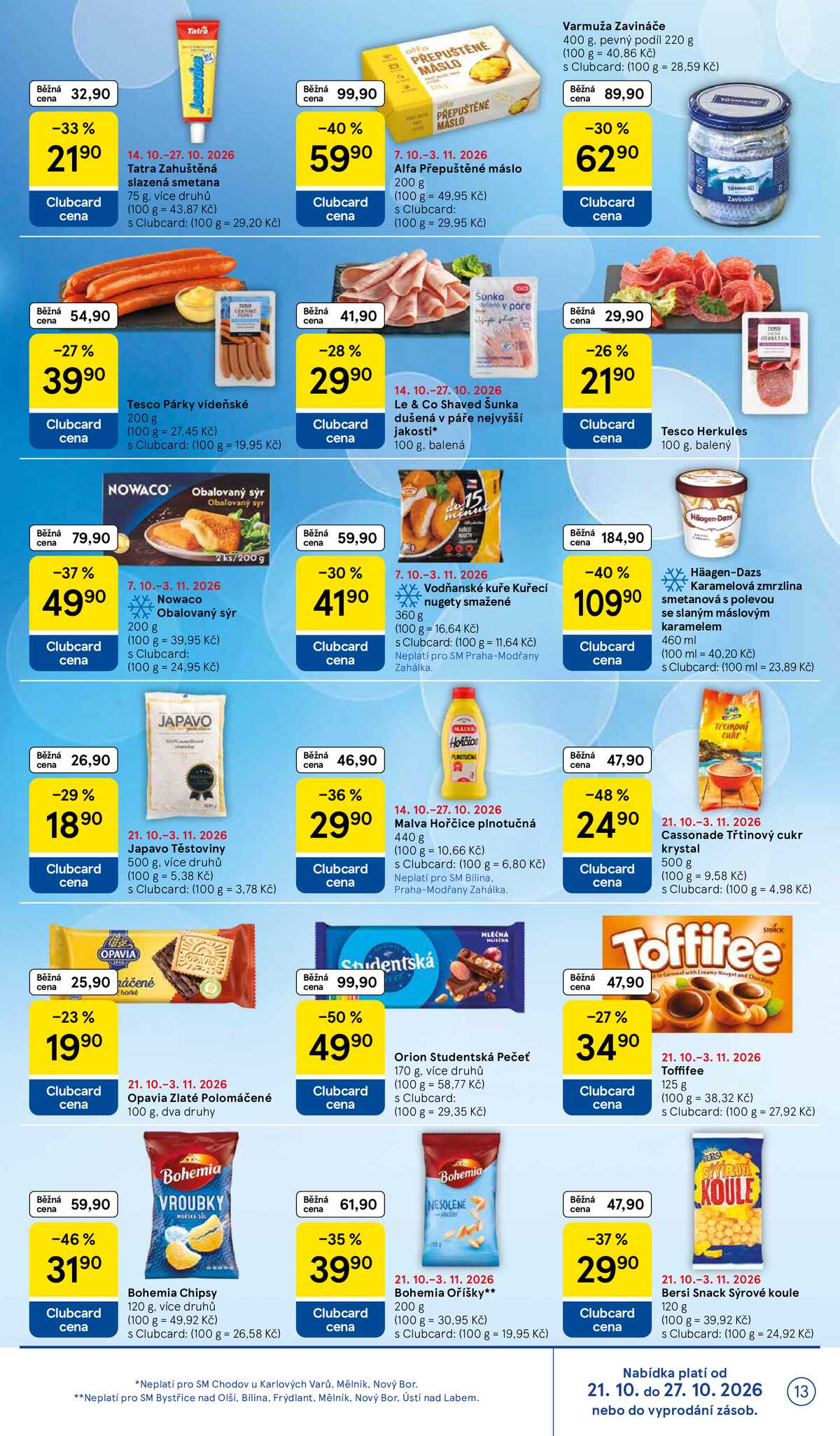 Tesco supermarkety od 21.10. do 27.10.2026 strana 13