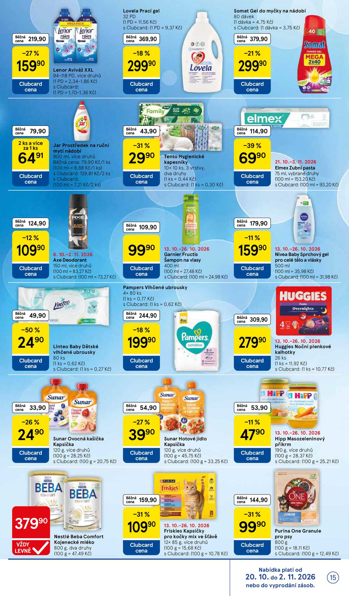 Tesco supermarkety od 21.10. do 27.10.2026 strana 15