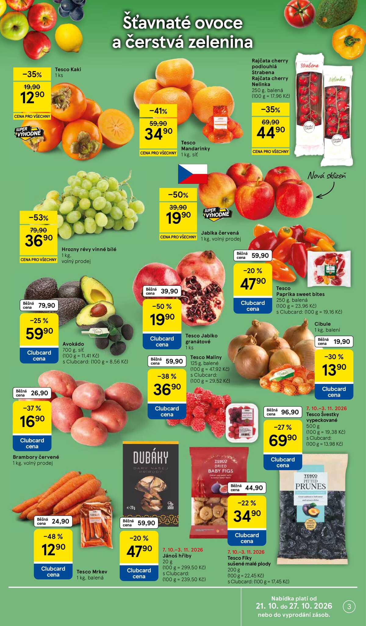 Tesco hypermarkety od 21.10. do 27.10.2026 strana 3