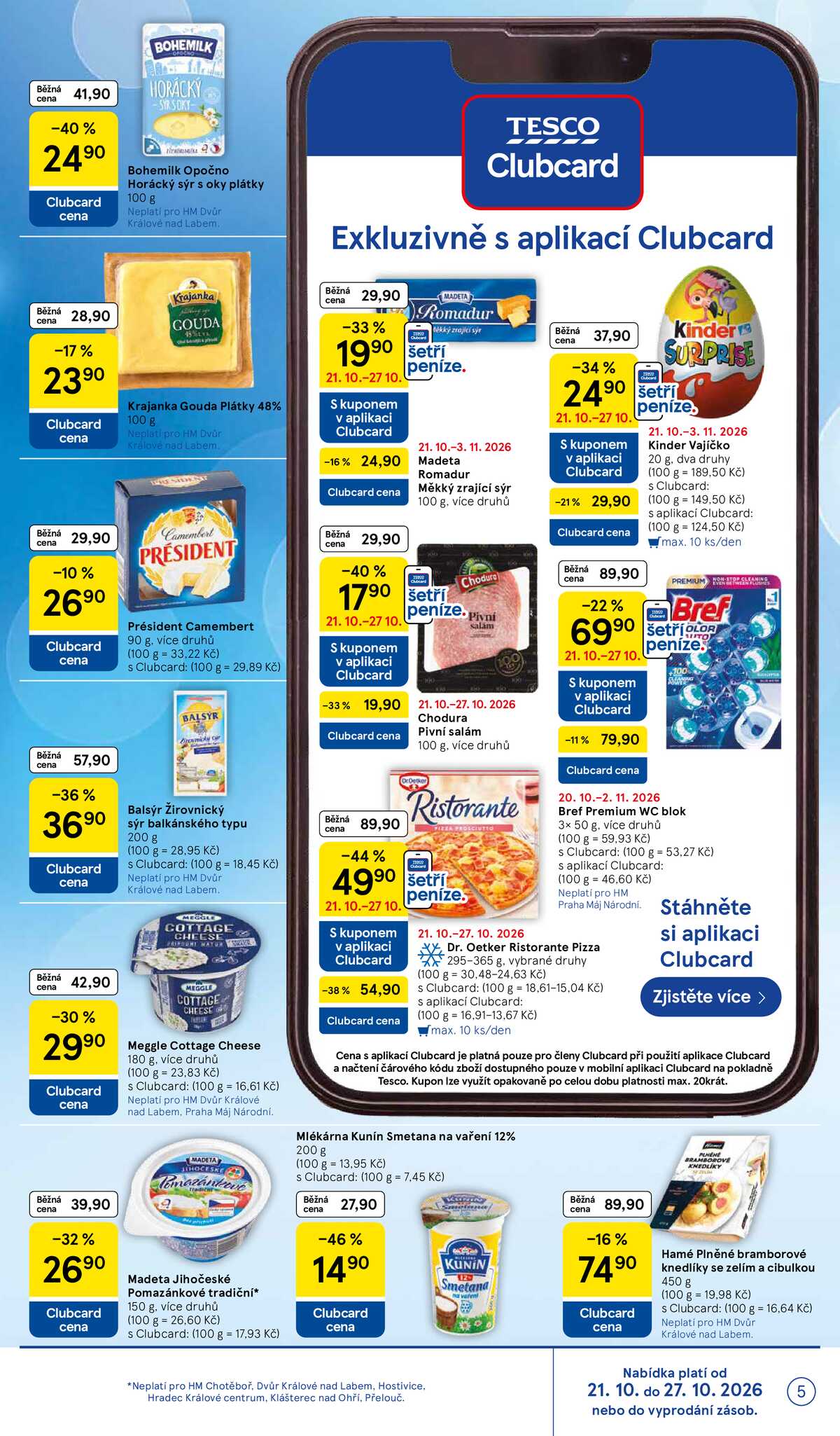 Tesco hypermarkety od 21.10. do 27.10.2026 strana 5