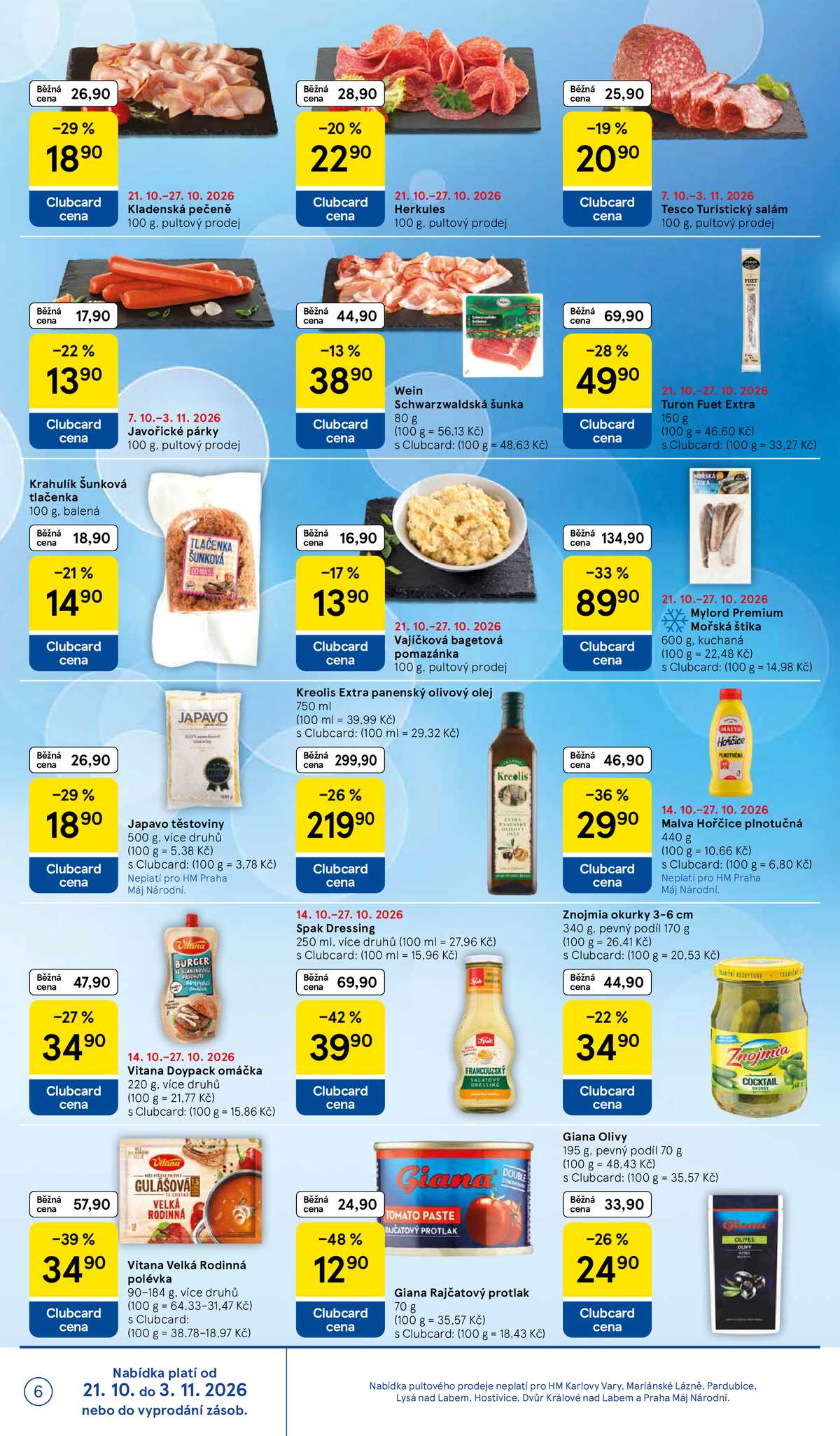 Tesco hypermarkety od 21.10. do 27.10.2026 strana 6