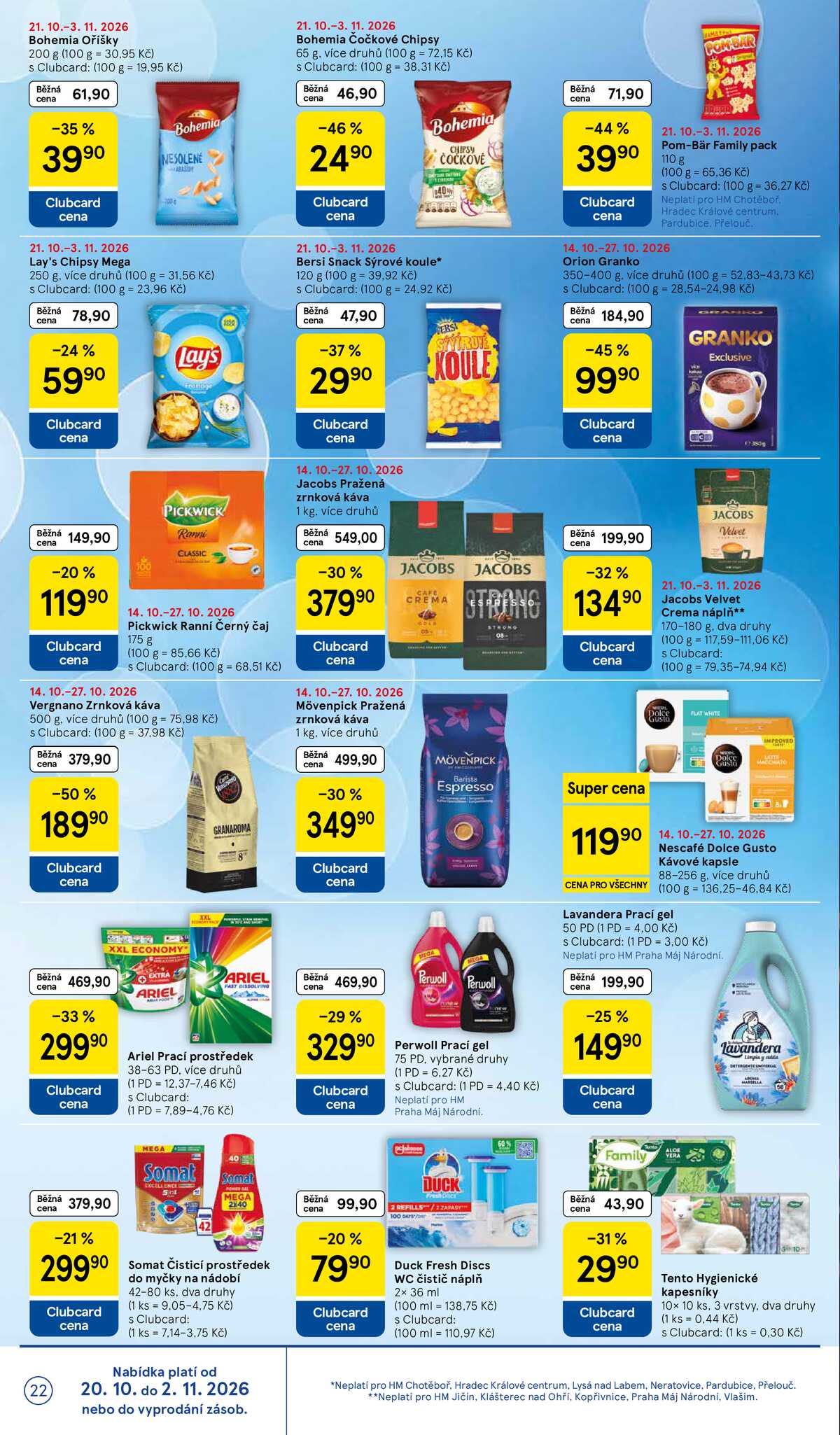 Tesco hypermarkety od 21.10. do 27.10.2026 strana 22