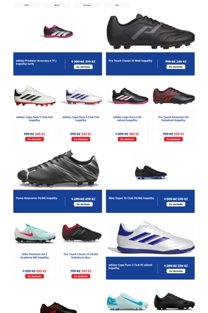 Intersport Kopačky a míče - 16. 10. 2026
