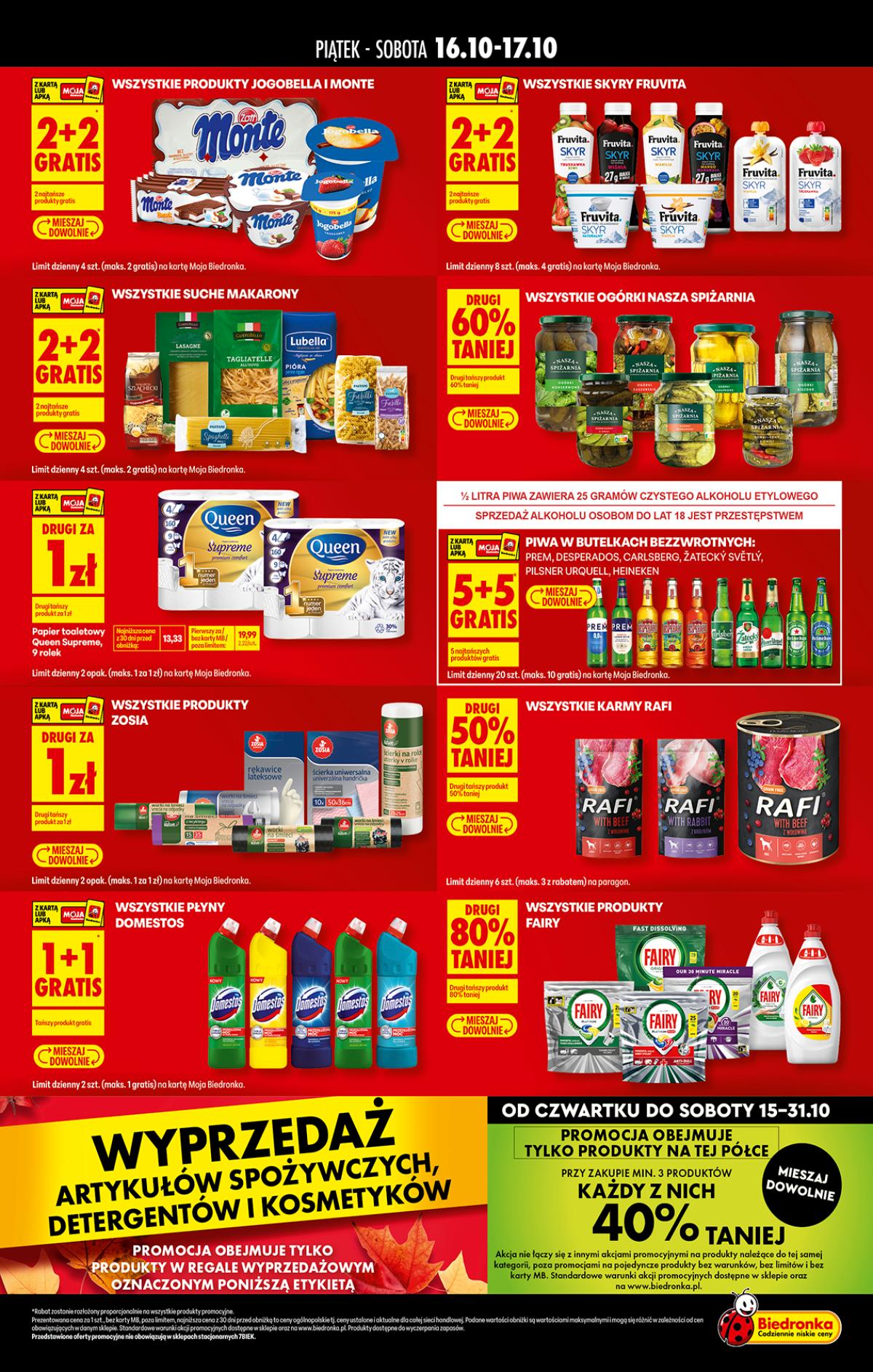 Leták Biedronka Polsko 16.10.-17.10.2026 strana 2
