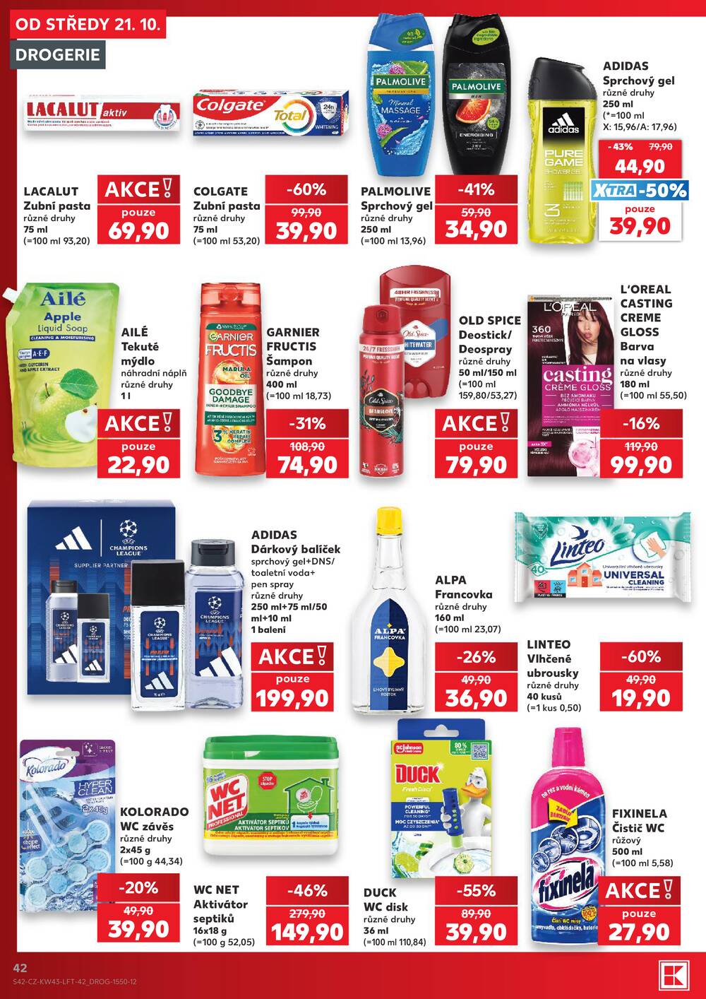 Leták Kaufland - Kaufland 21.10. - 27.10. - Kaufland - Třeboň - strana 42 Leták Kaufland - Kaufland 21.10. - 27.10. - Kaufland - Třeboň - strana 42