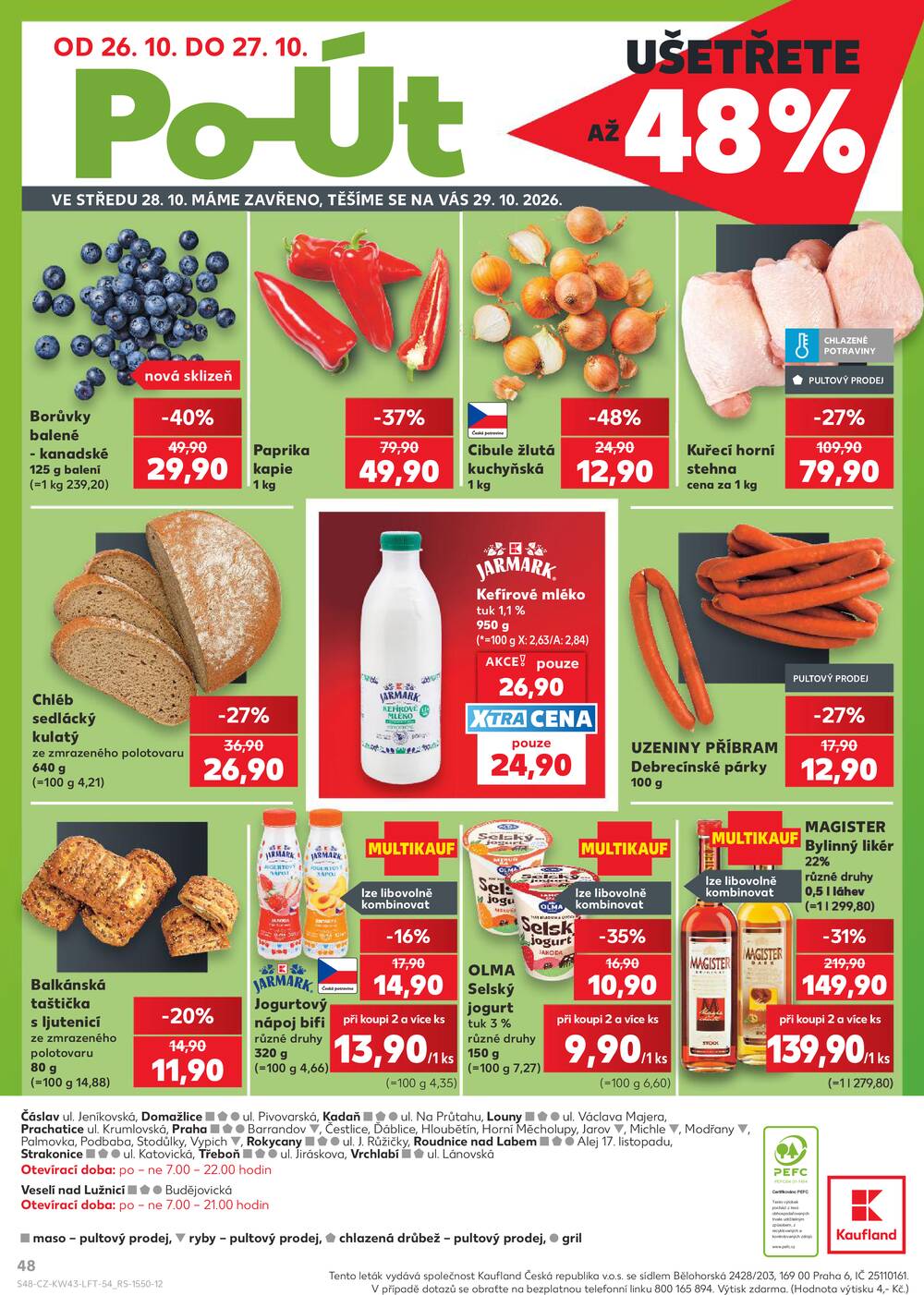 Kaufland 21.10. - 27.10. - Kaufland - Třeboň