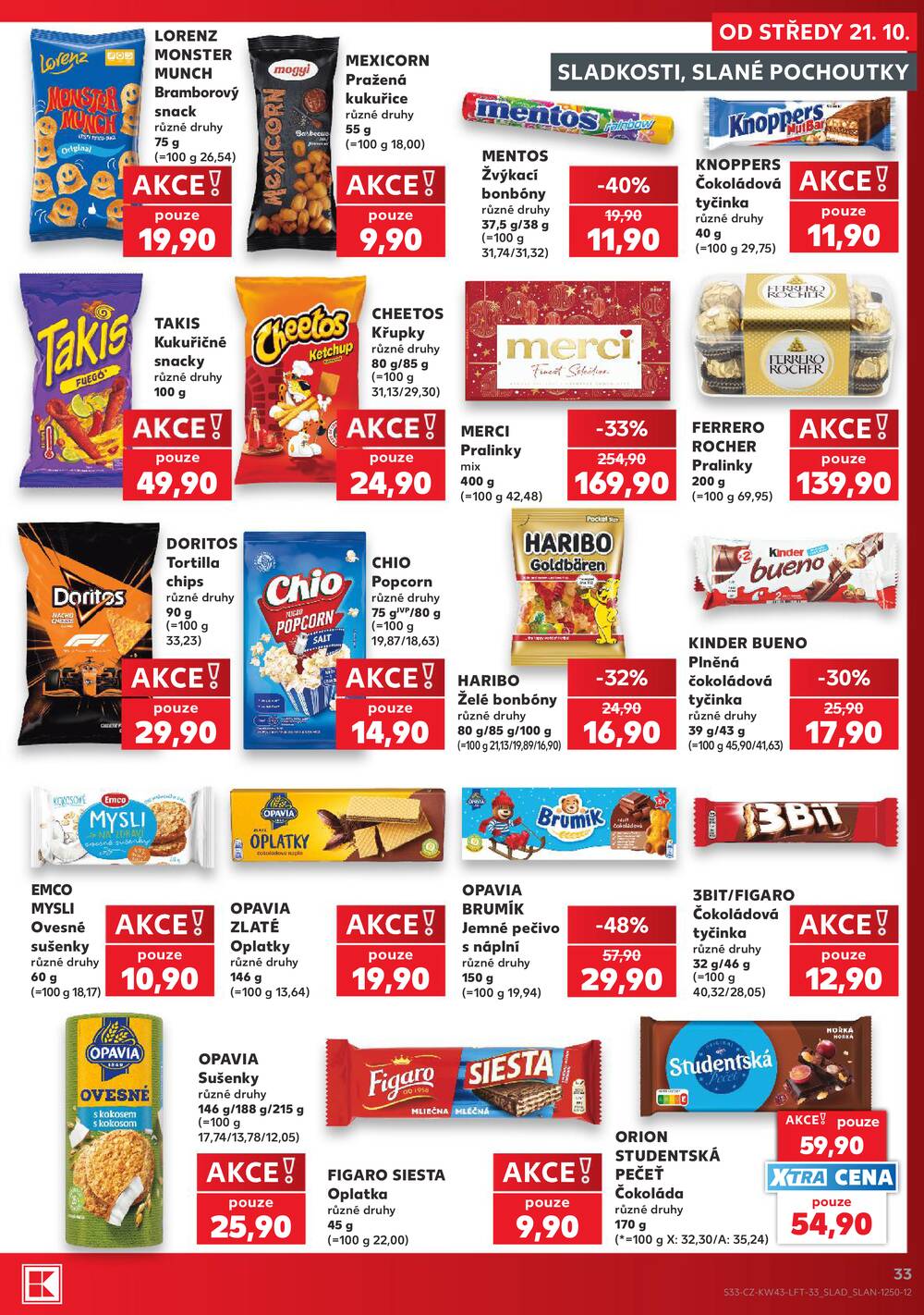 Kaufland 21.10. - 27.10. - Kaufland - Praha 4 (Michle)