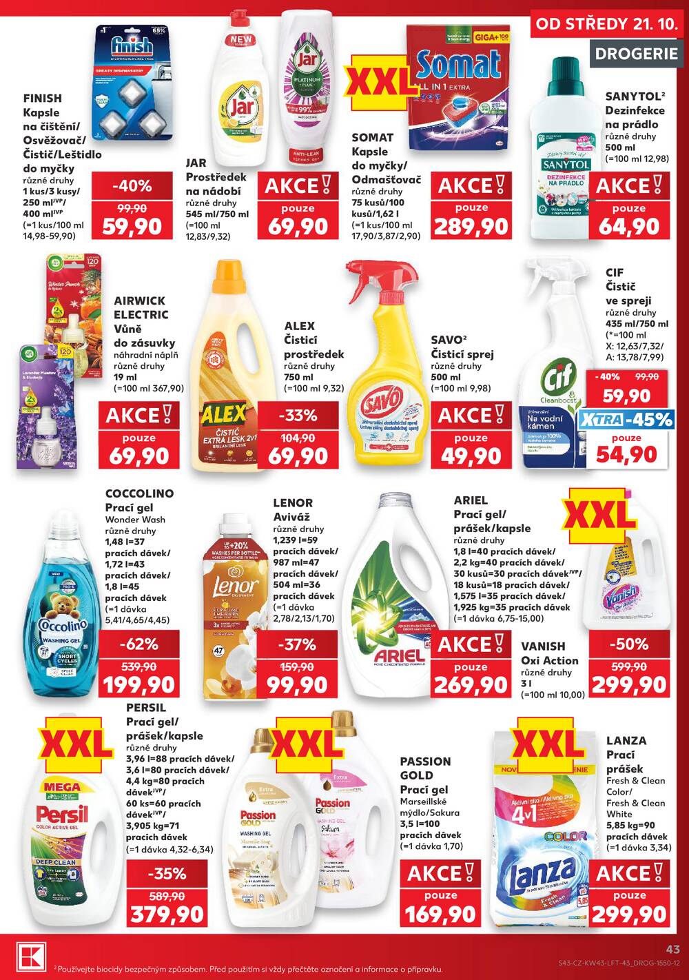 Kaufland 21.10. - 27.10. - Kaufland - Praha 4 (Michle)