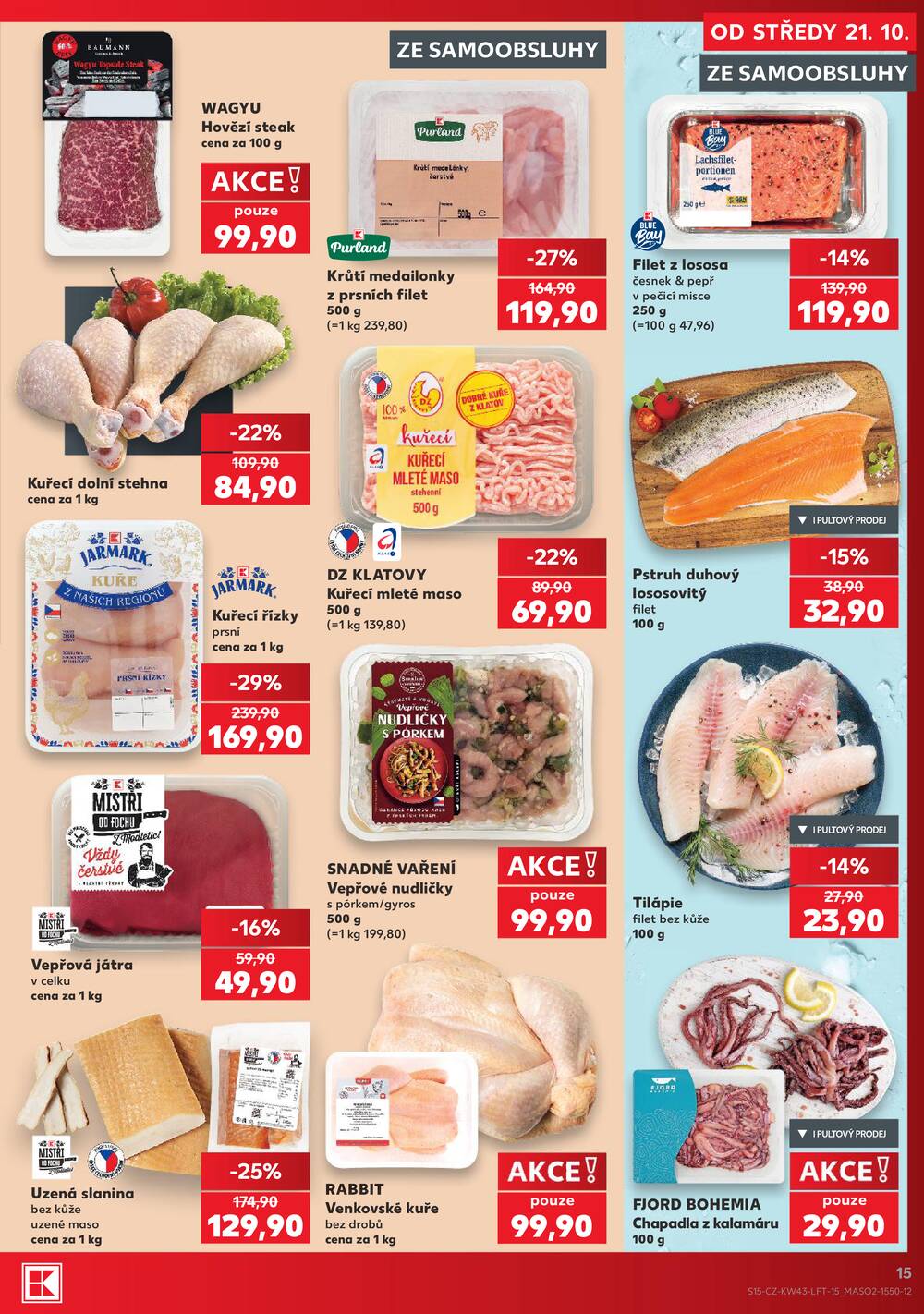 Kaufland 21.10. - 27.10. - Kaufland - Praha 8 (Libeň)