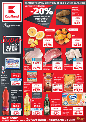 Kaufland - Kaufland 21.10. - 27.10. - Kaufland - Děčín