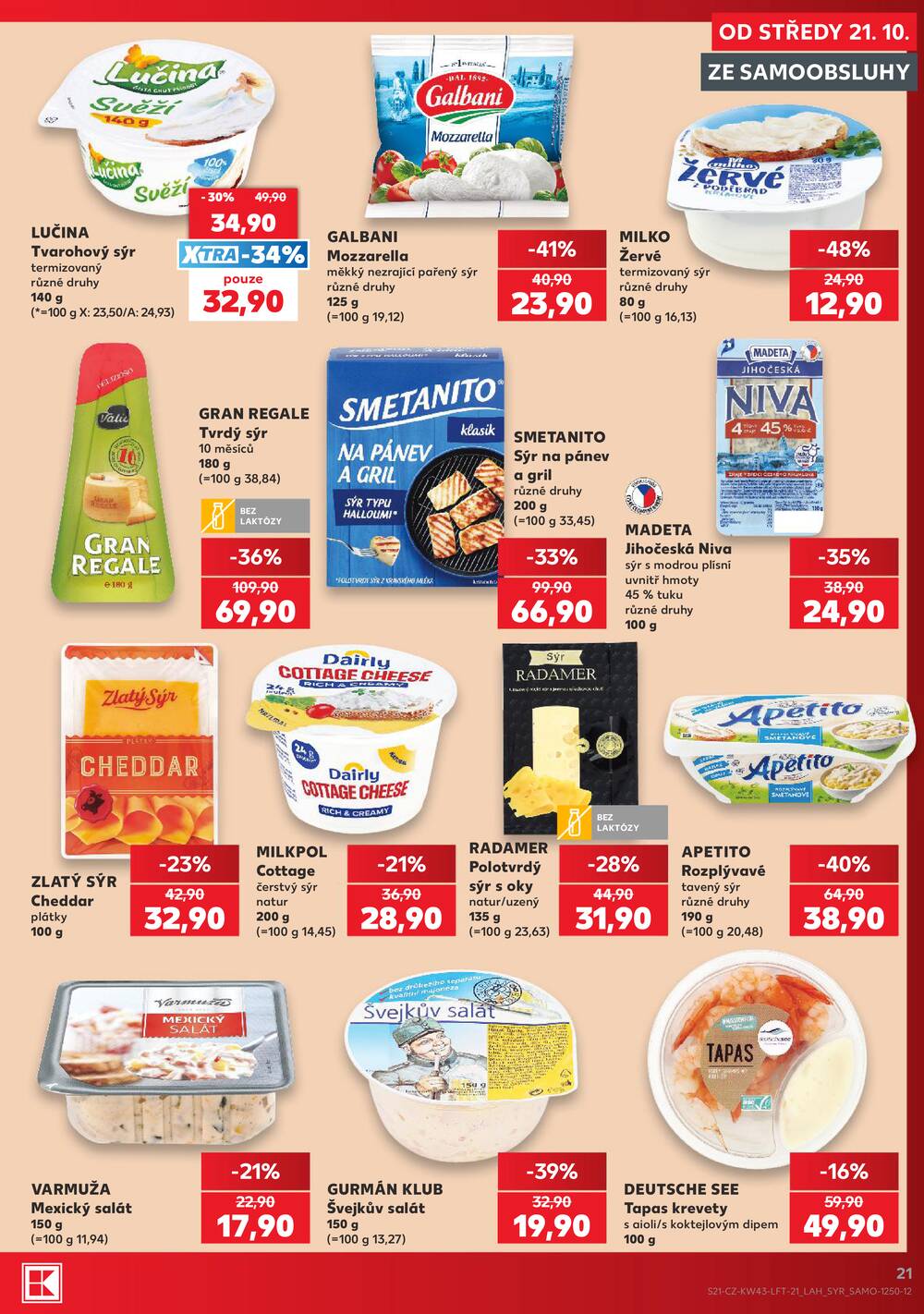 Kaufland 21.10. - 27.10. - Kaufland - Trutnov