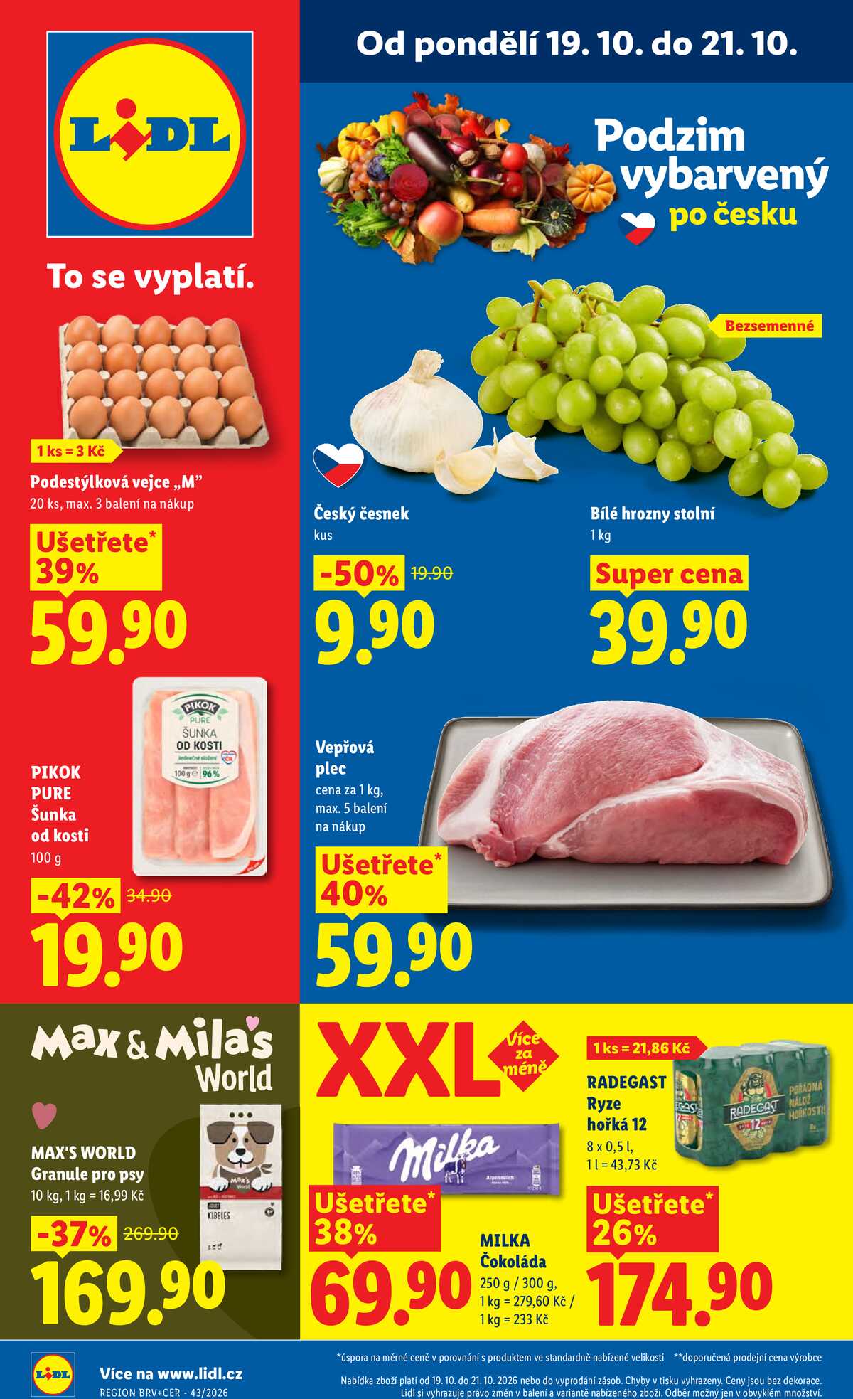 Lidl od 19.10. do 21.10.2026 strana 1