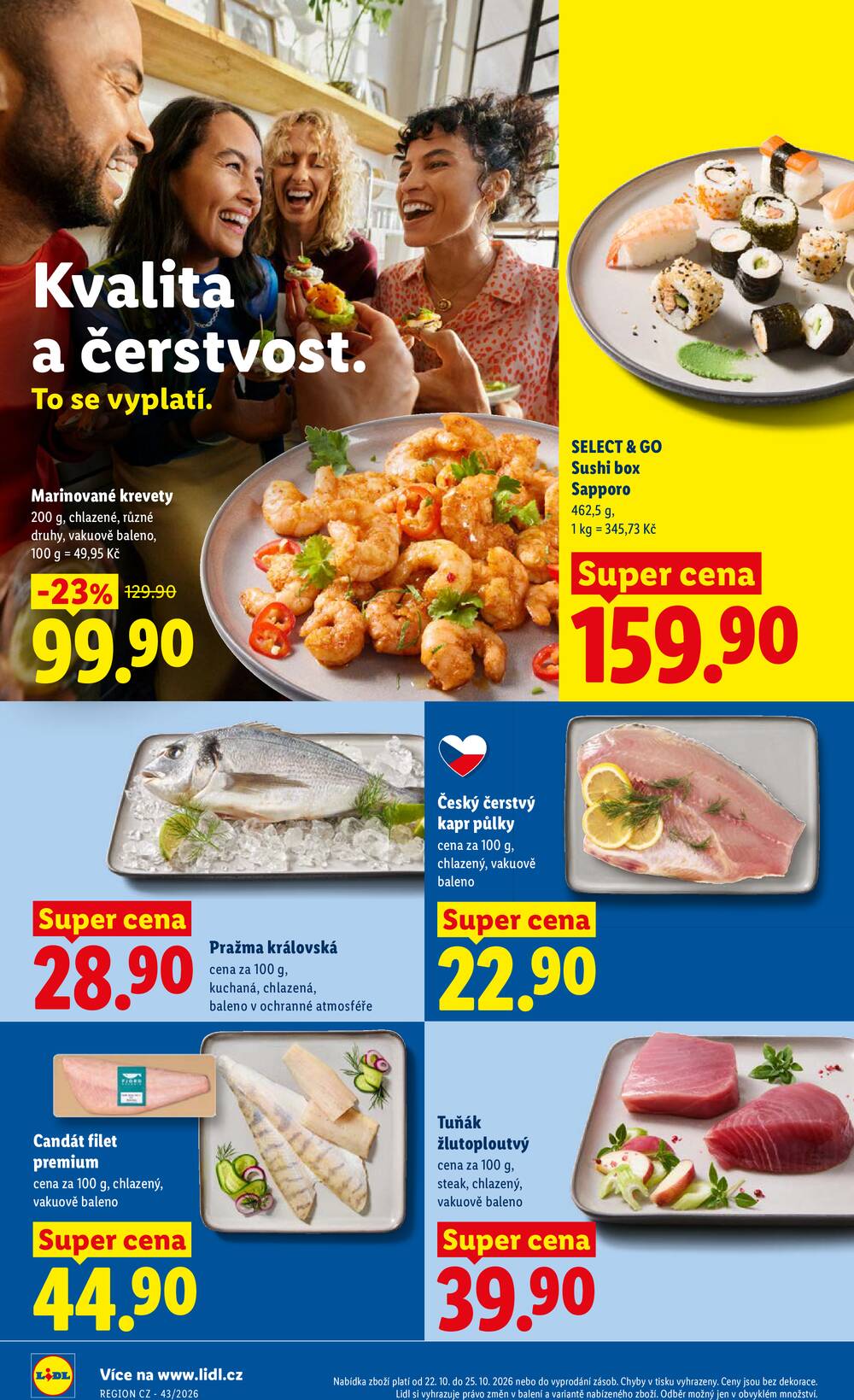 Lidl Čtvrtek od 22.10. do 25.10.2026