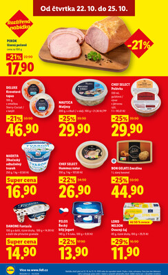 Lidl Čtvrtek od 22.10. do 25.10.2026