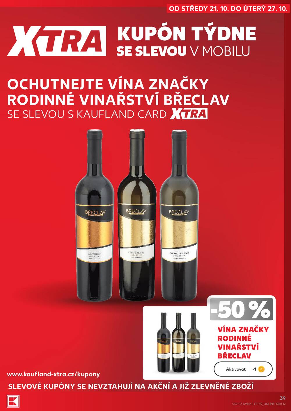 Kaufland 21.10. - 27.10. - Kaufland - Svitavy