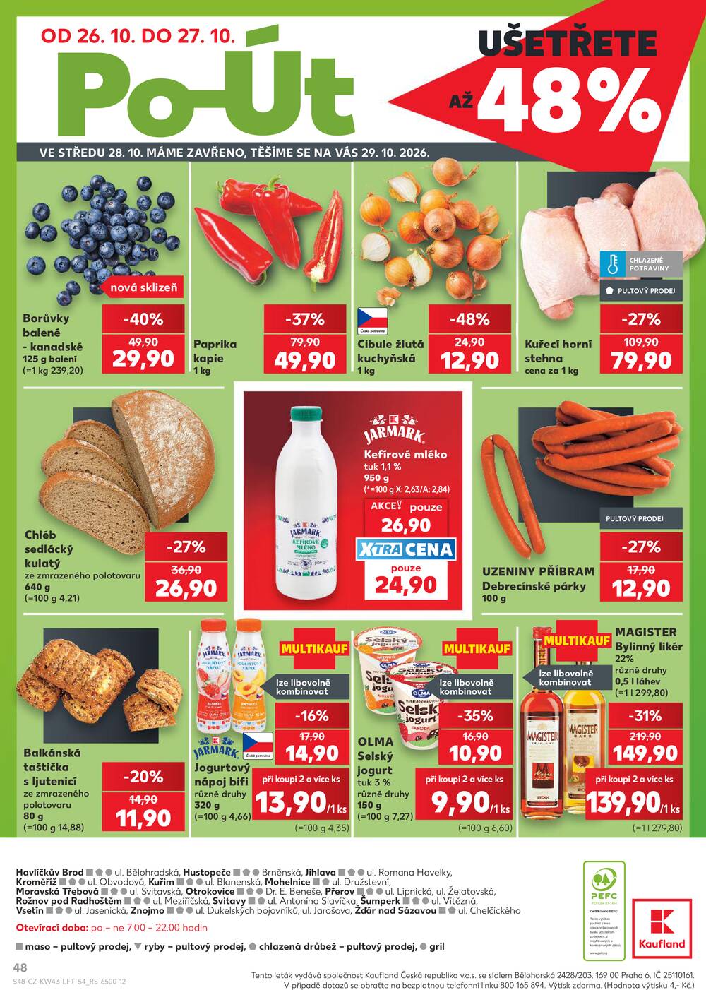 Kaufland 21.10. - 27.10. - Kaufland - Svitavy