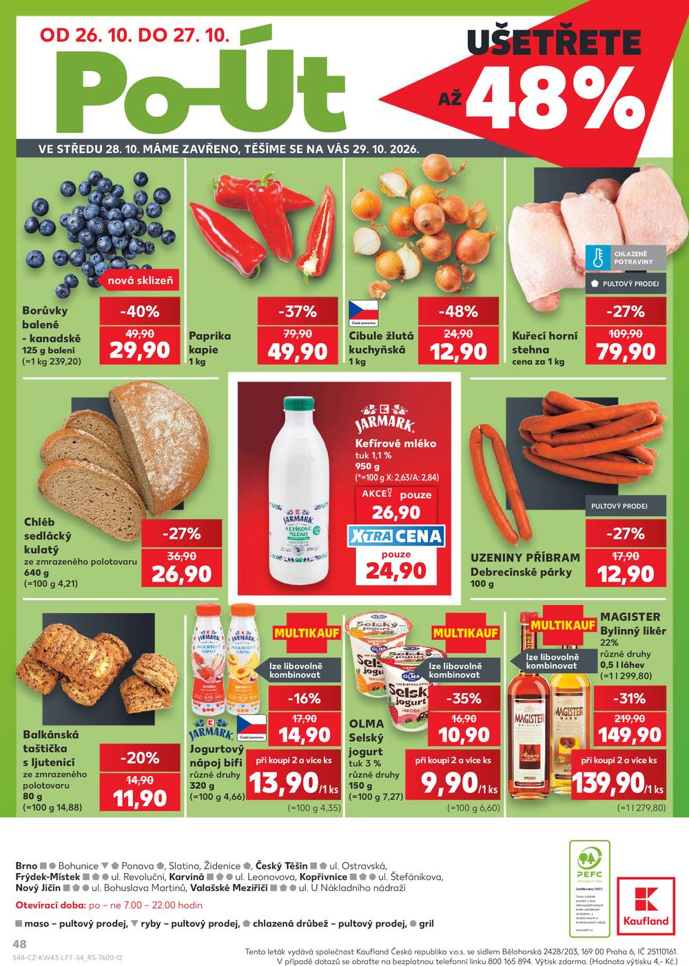 Kaufland 21.10. - 27.10. - Kaufland - Frýdek Místek