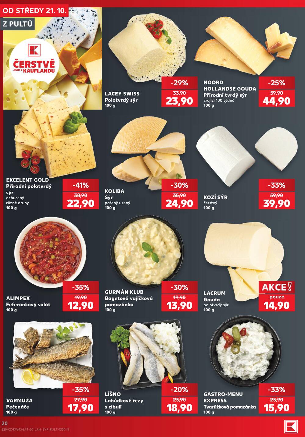 Leták Kaufland - Kaufland 21.10. - 27.10. - Kaufland - Ostrava - Moravská Ostrava - strana 20