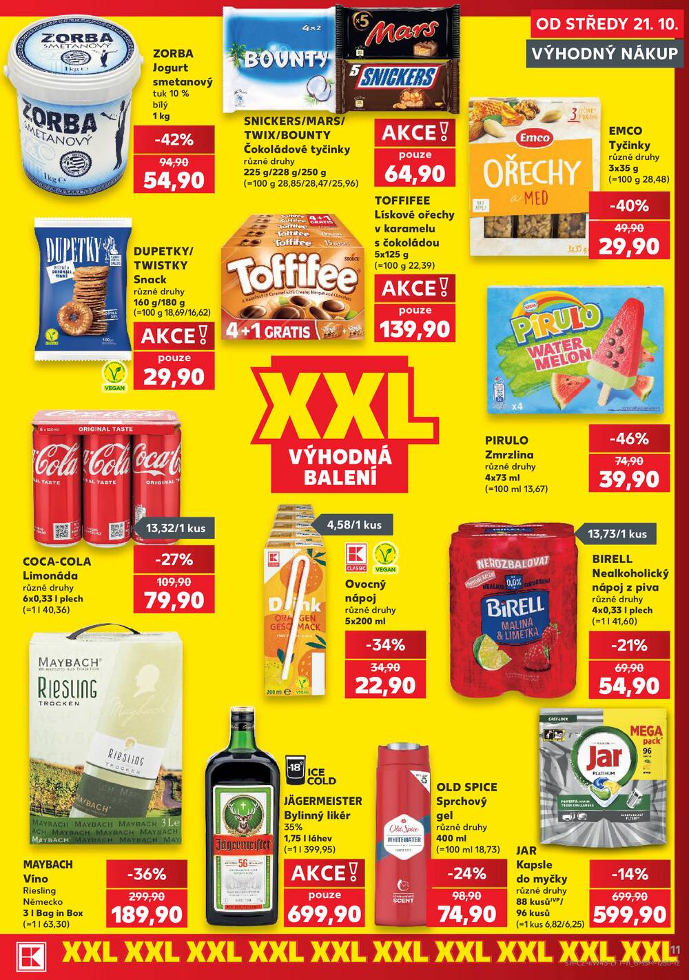 Leták Kaufland - Kaufland 21.10. - 27.10. - Kaufland - Zlín - Vršava - strana 11