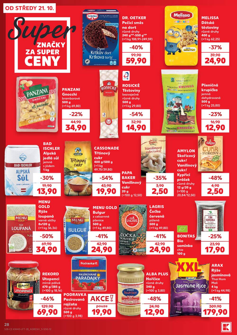 Kaufland 21.10. - 27.10. - Kaufland - Opava - Kateřinky