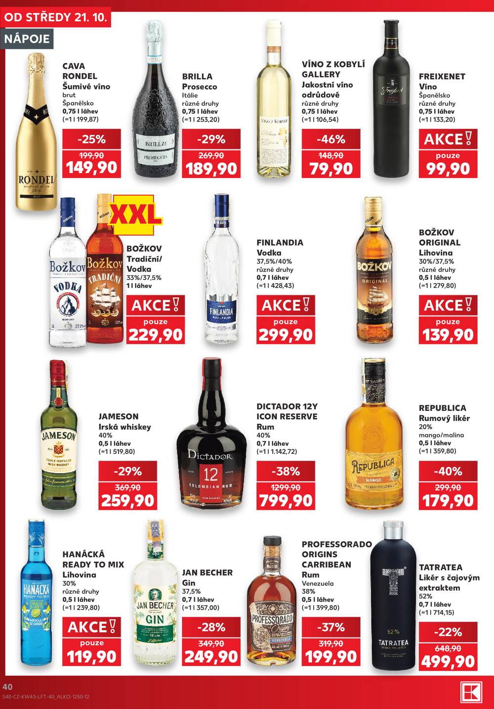 Kaufland 21.10. - 27.10. - Kaufland - Opava - Kateřinky