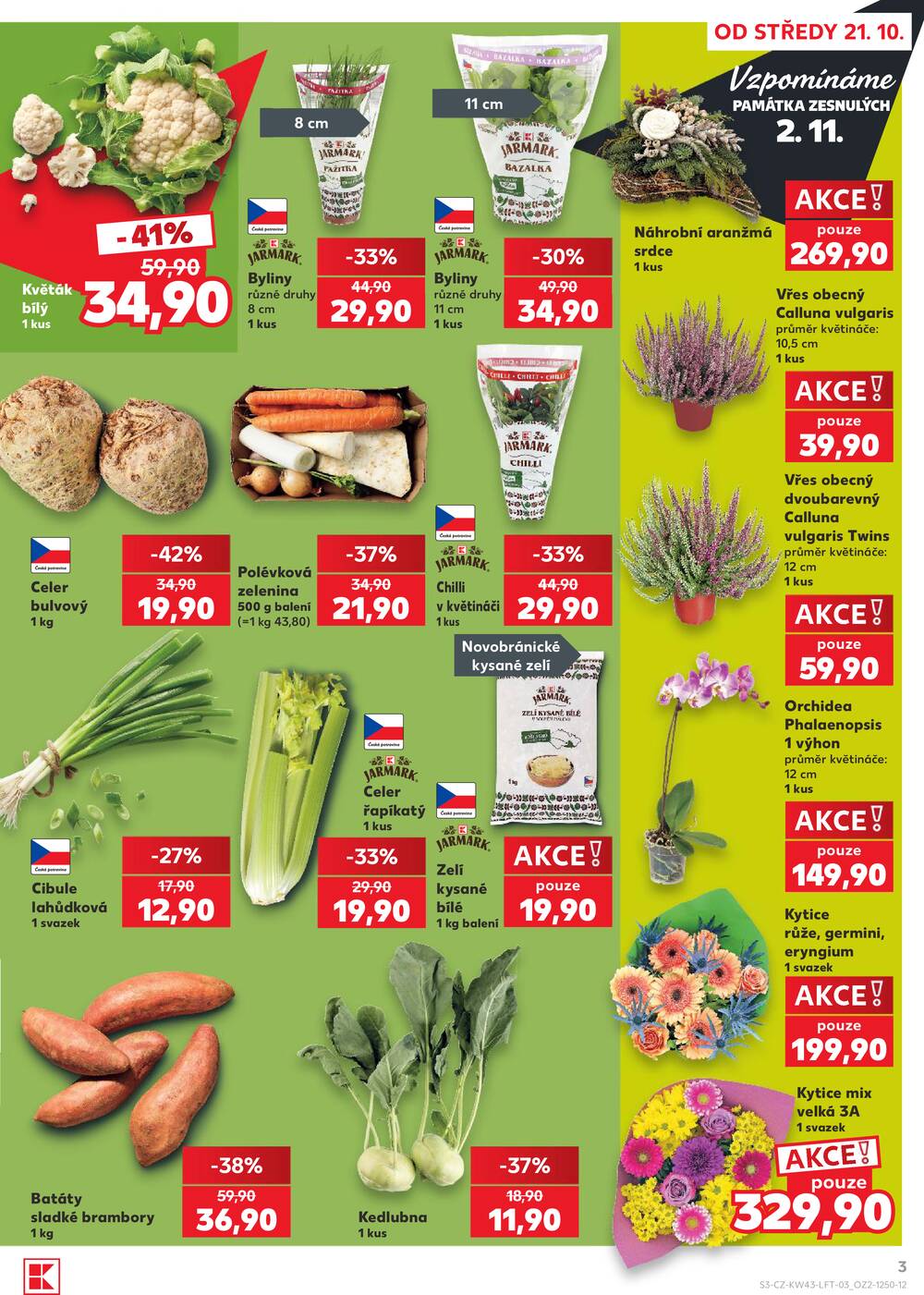 Kaufland 21.10. - 27.10. - Kaufland - Plzeň - Košutka