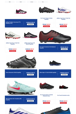 Intersport Kopačky a míče - 17. 10. 2026