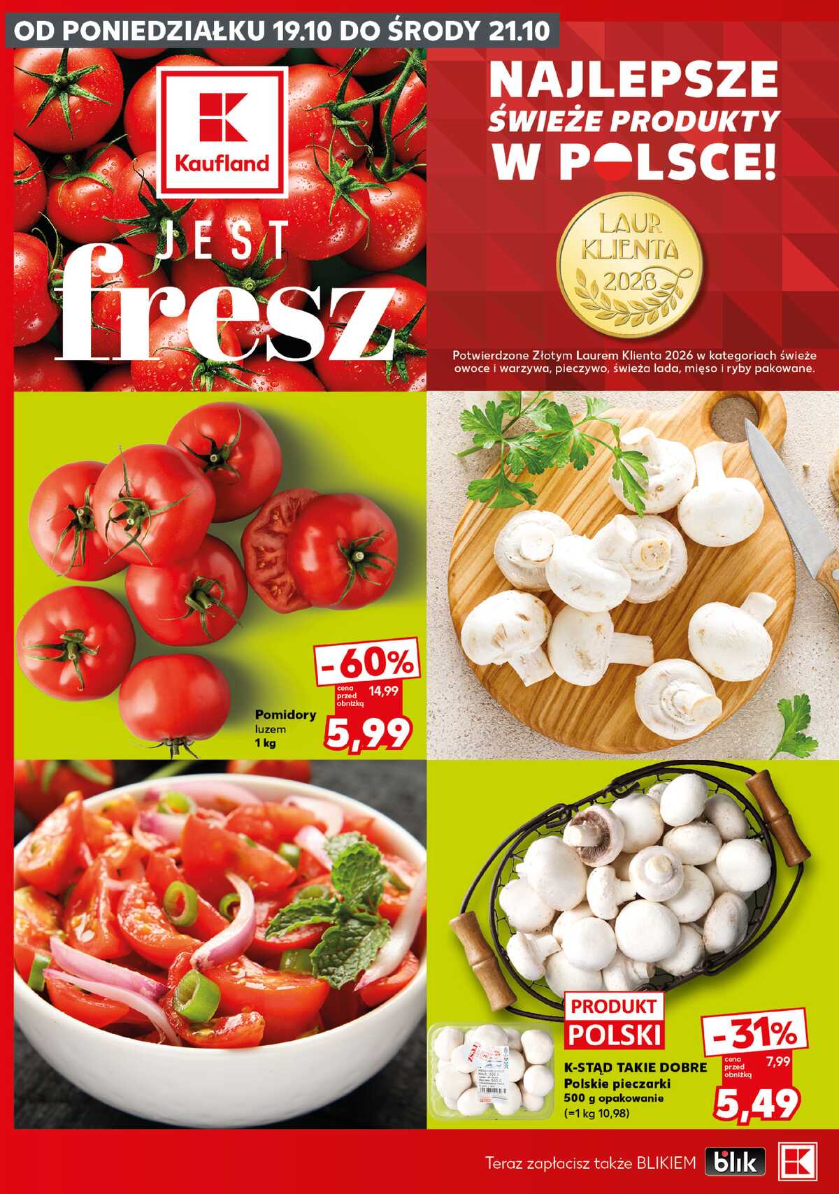 Leták Kaufland Polsko 19.10.-21.10.2026 - Silný start strana 6