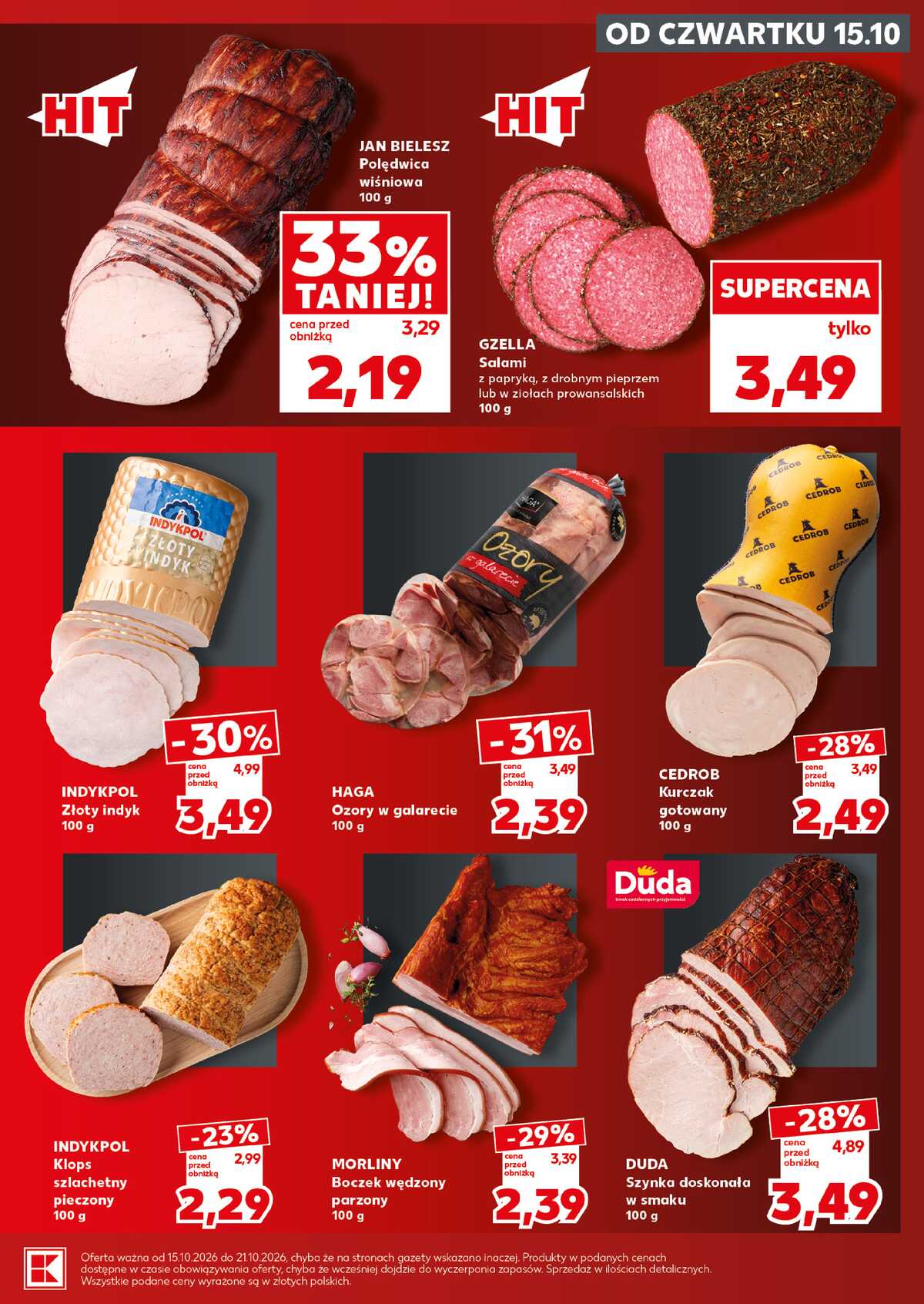 Leták Kaufland Polsko 19.10.-21.10.2026 - Silný start strana 15