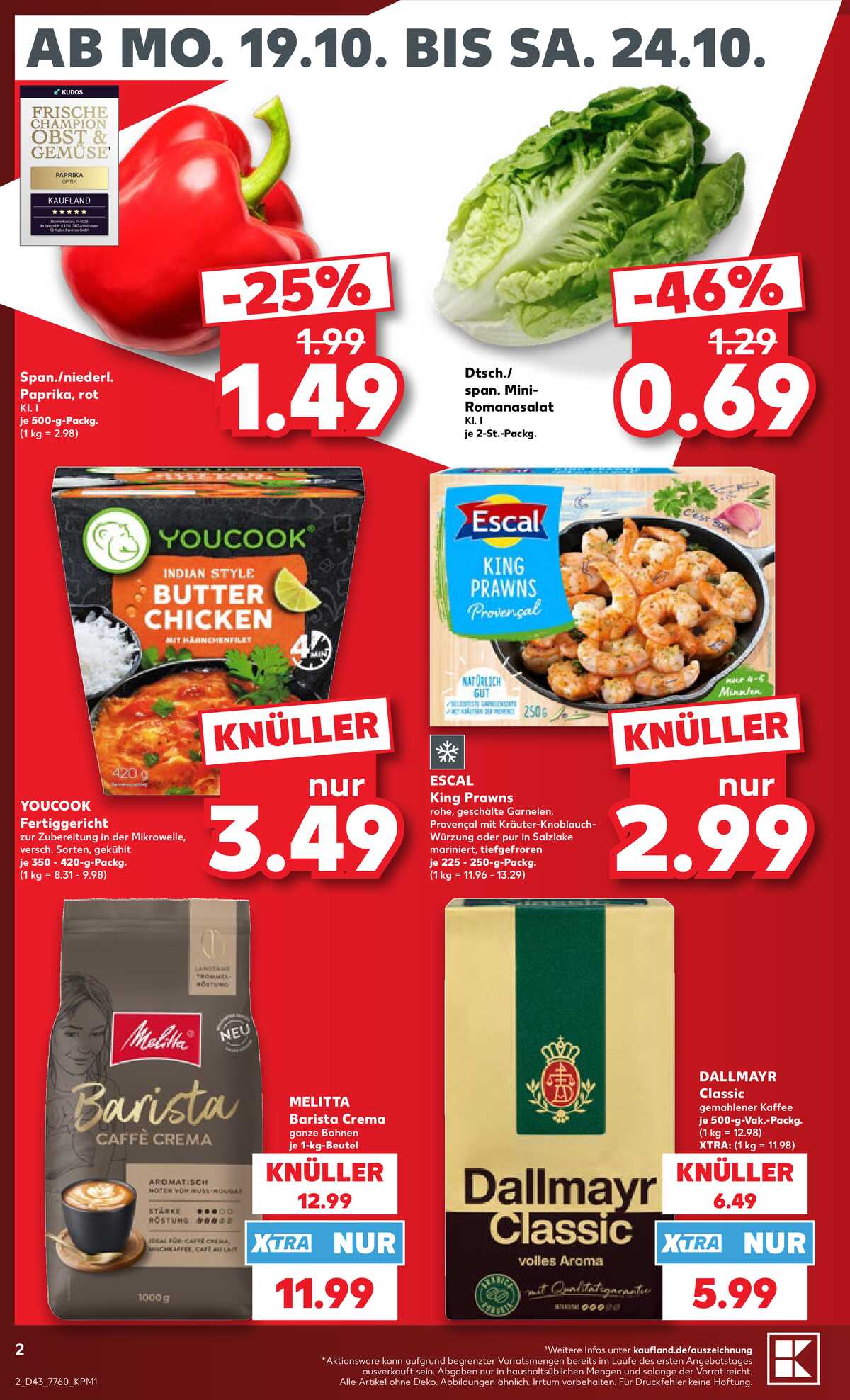 Leták Kaufland Německo 17.10.-17.10.2026 strana 2