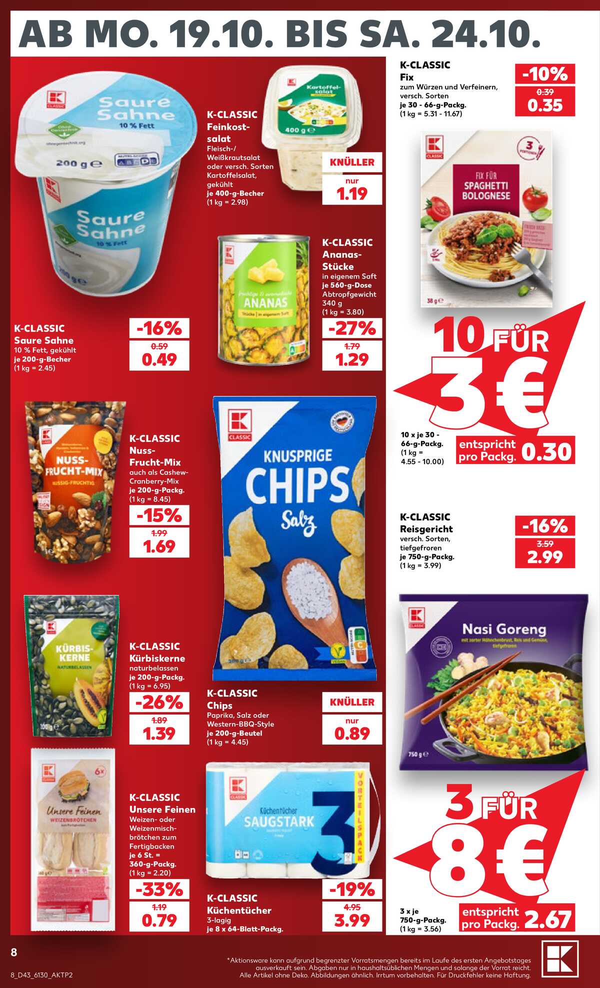 Leták Kaufland Německo 17.10.-17.10.2026 strana 8