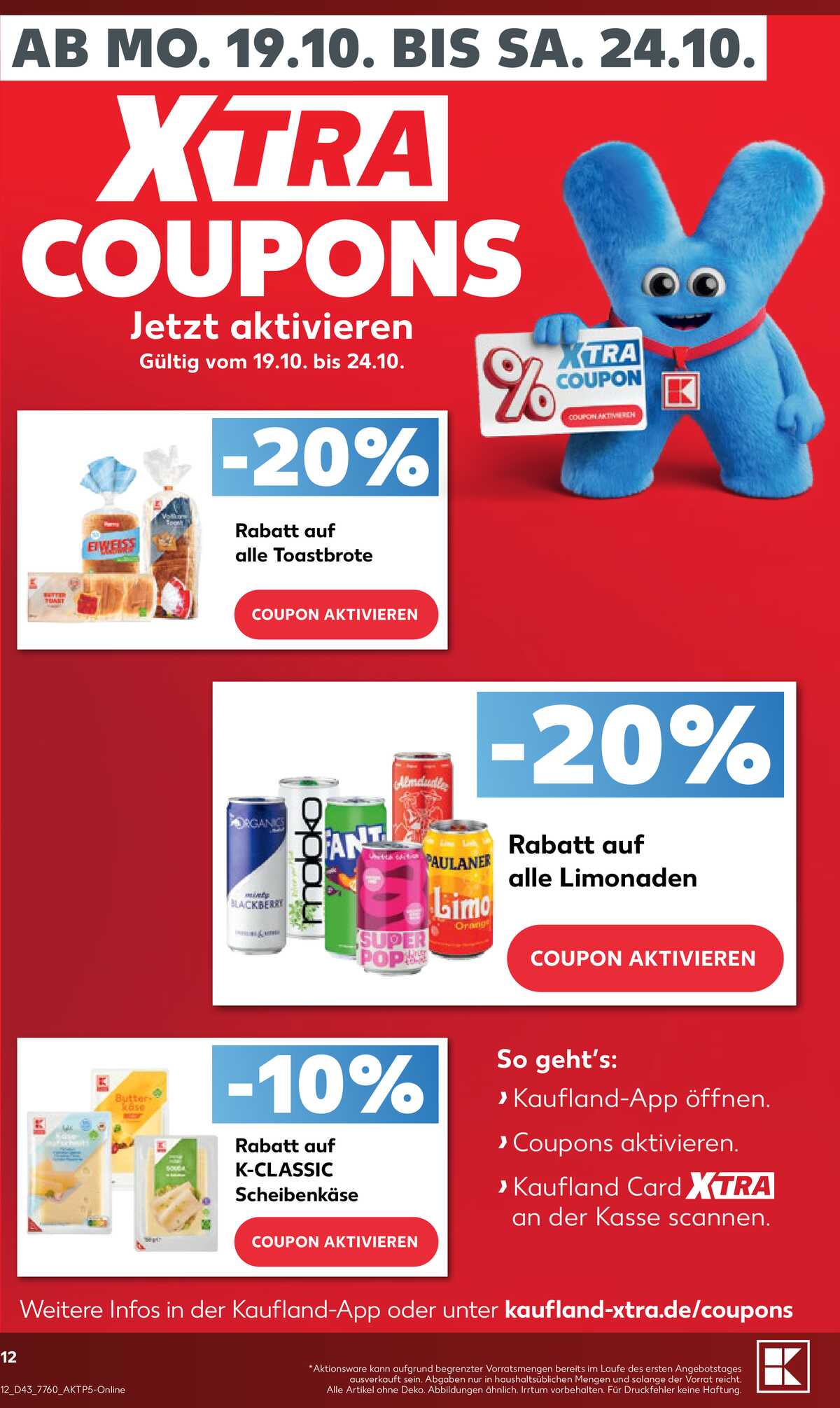 Leták Kaufland Německo 17.10.-17.10.2026 strana 12