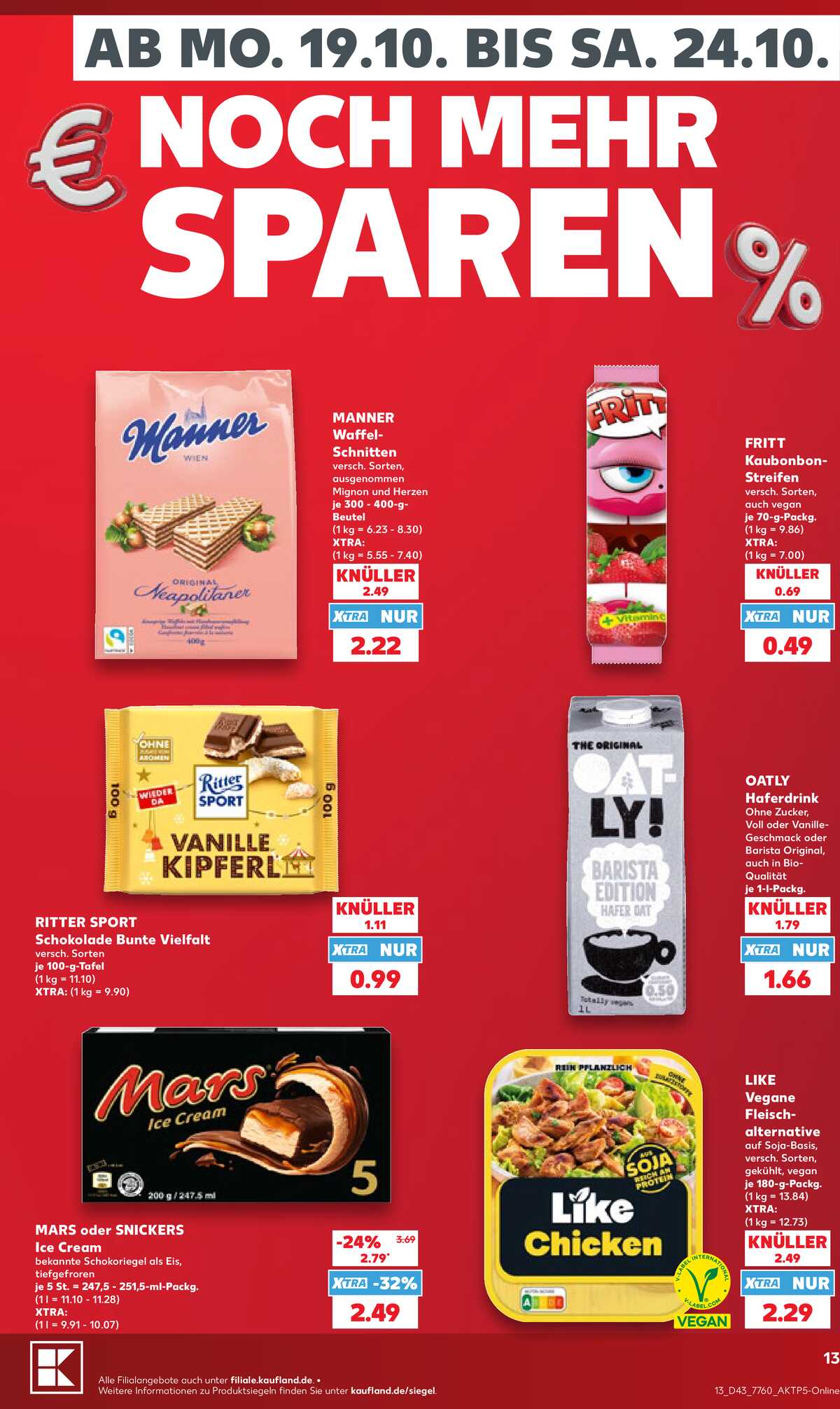 Leták Kaufland Německo 17.10.-17.10.2026 strana 13