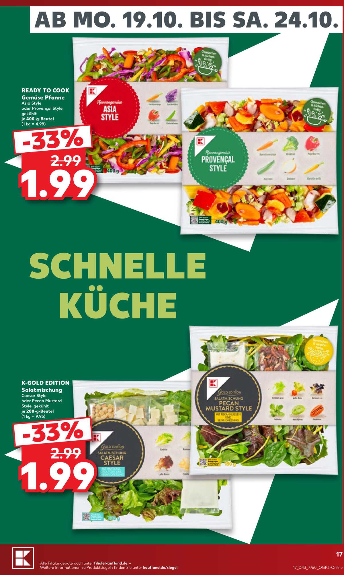 Leták Kaufland Německo 17.10.-17.10.2026 strana 17