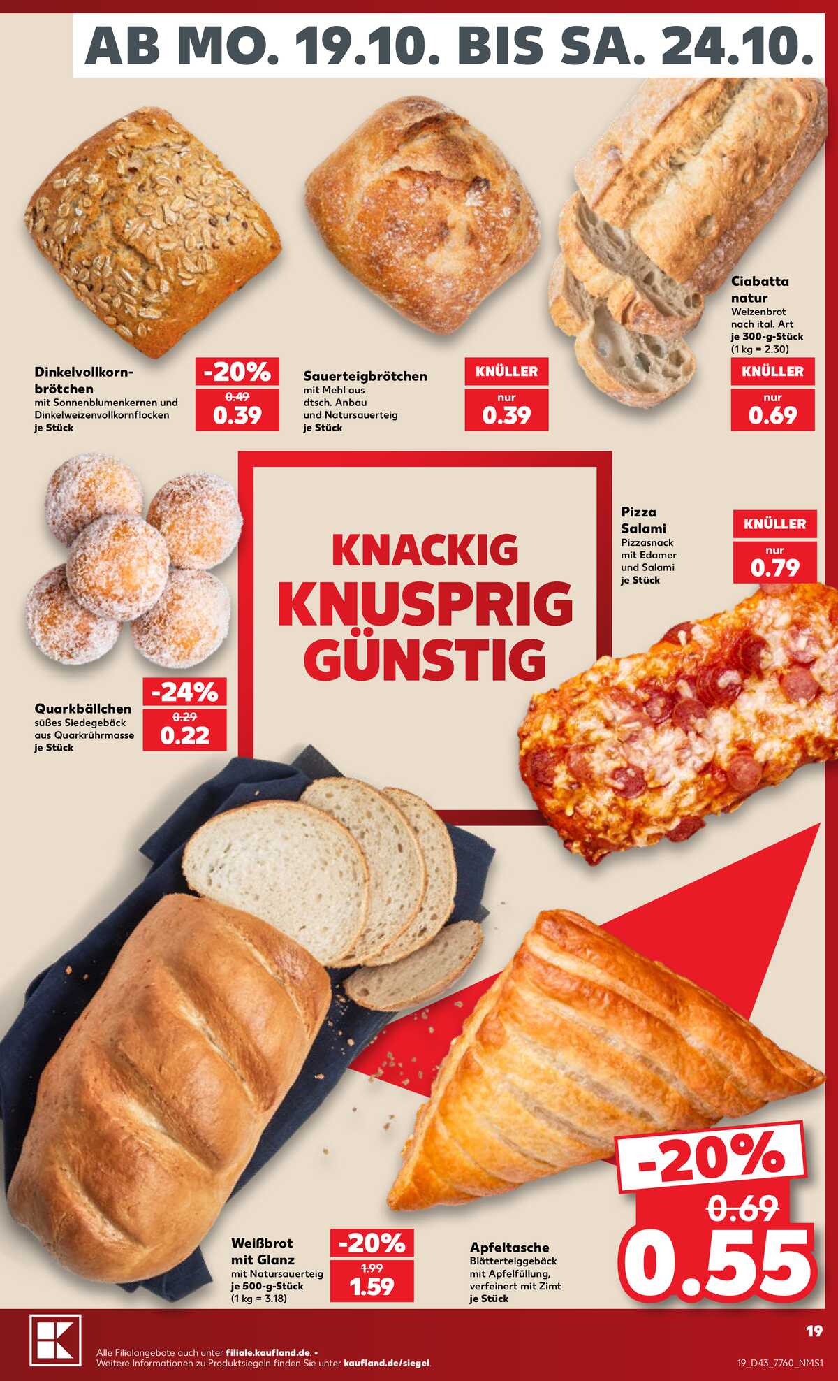 Leták Kaufland Německo 17.10.-17.10.2026 strana 19