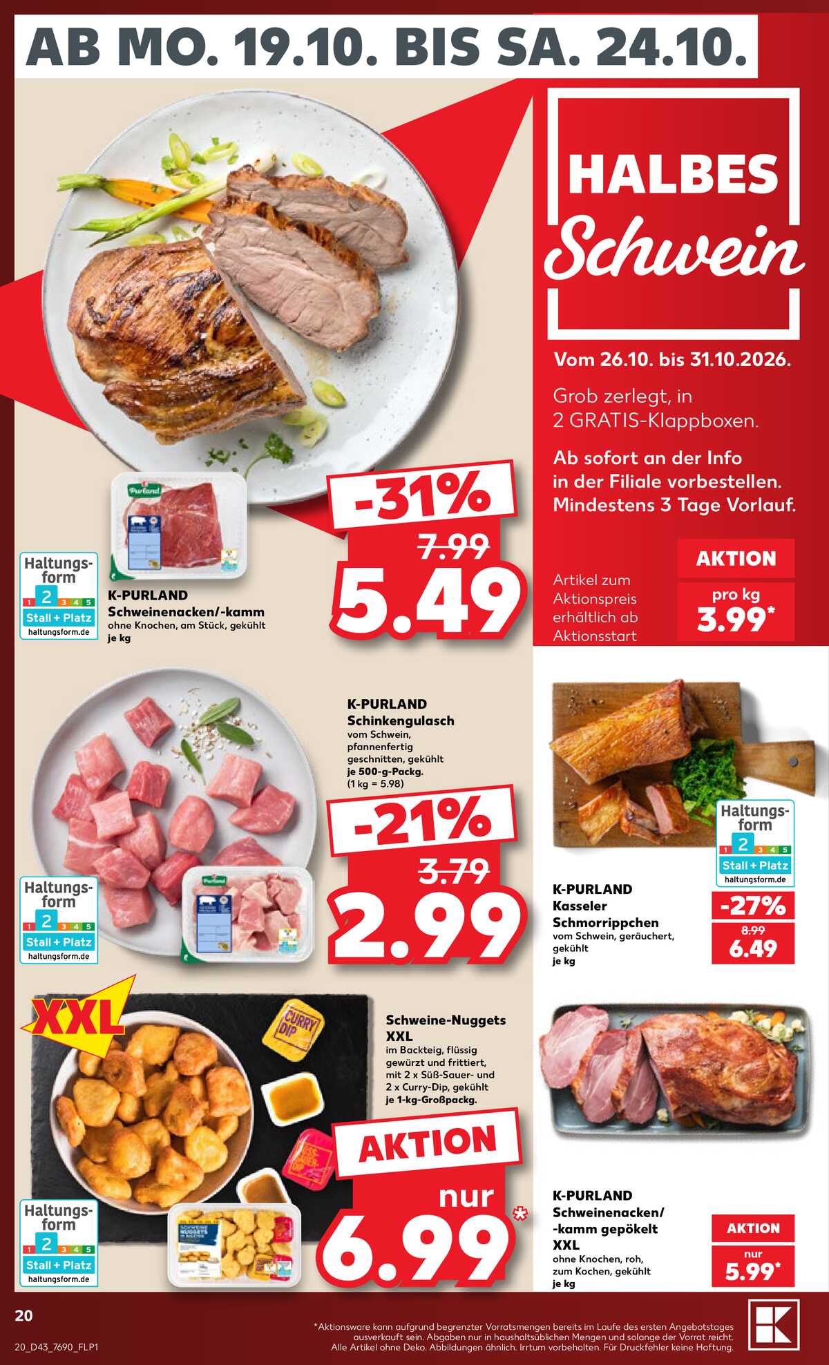 Leták Kaufland Německo 17.10.-17.10.2026 strana 20