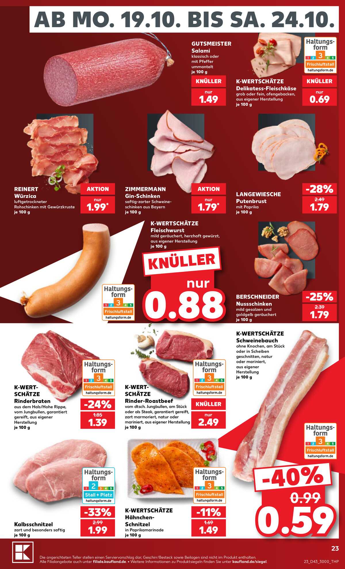 Leták Kaufland Německo 17.10.-17.10.2026 strana 23