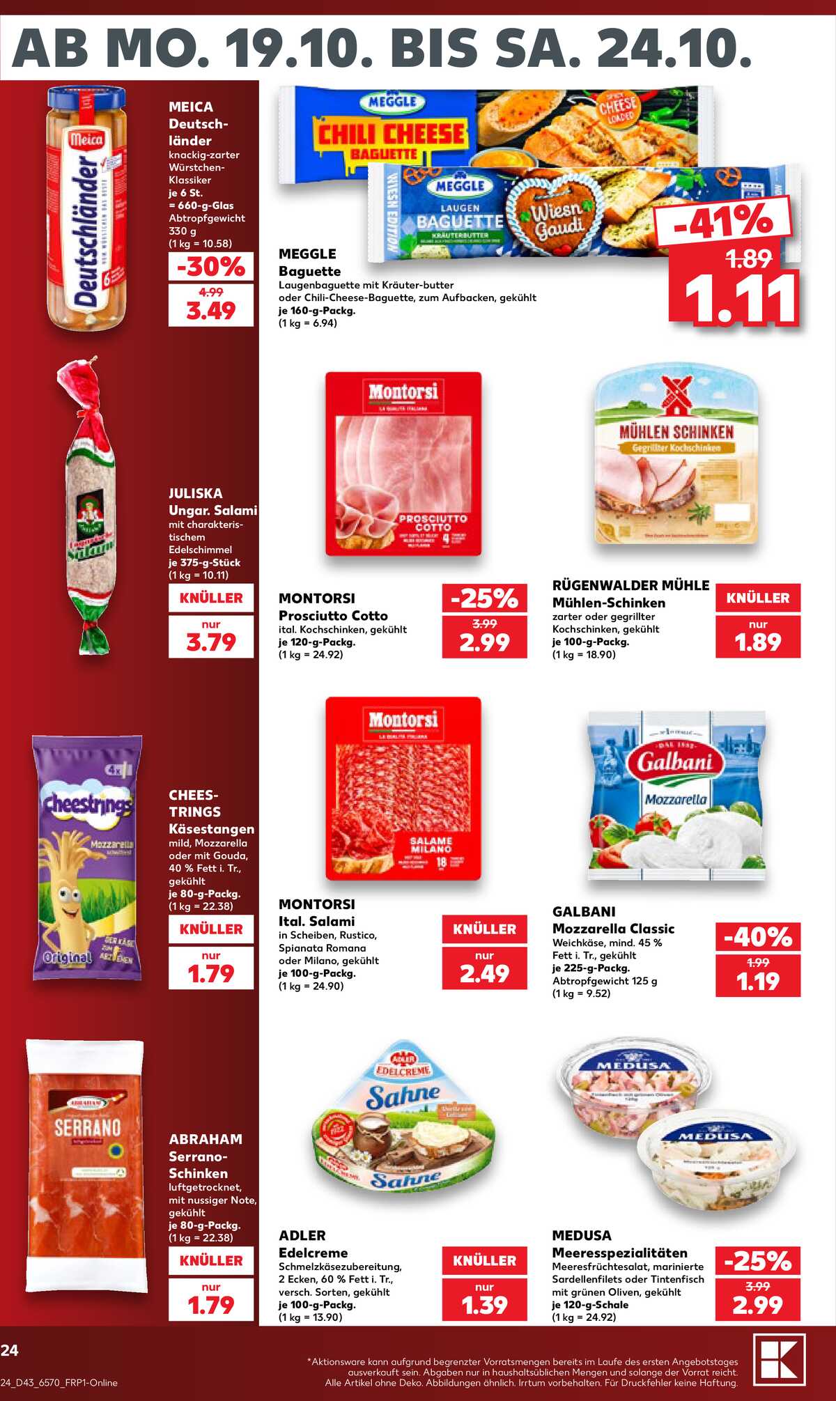 Leták Kaufland Německo 17.10.-17.10.2026 strana 24